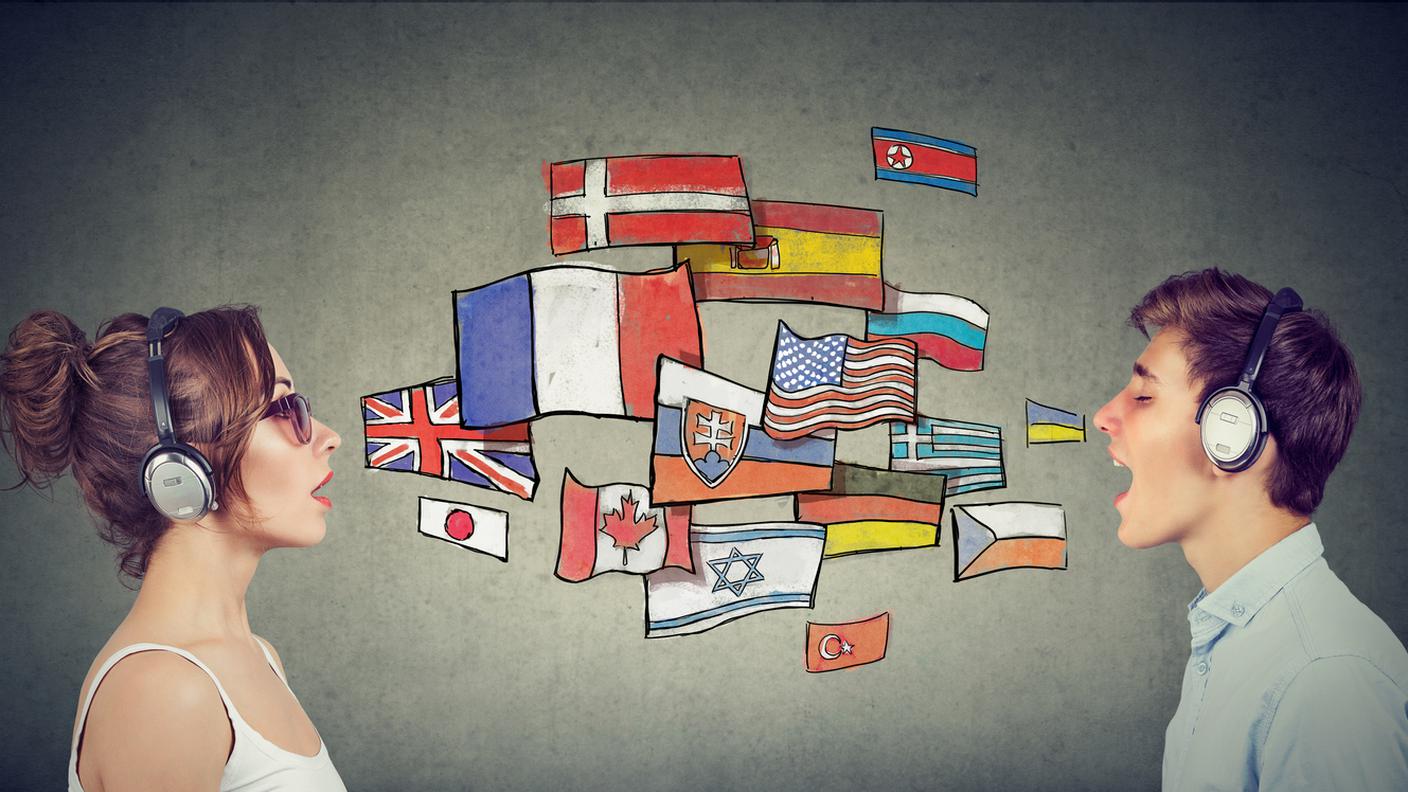parlare diverse lingue