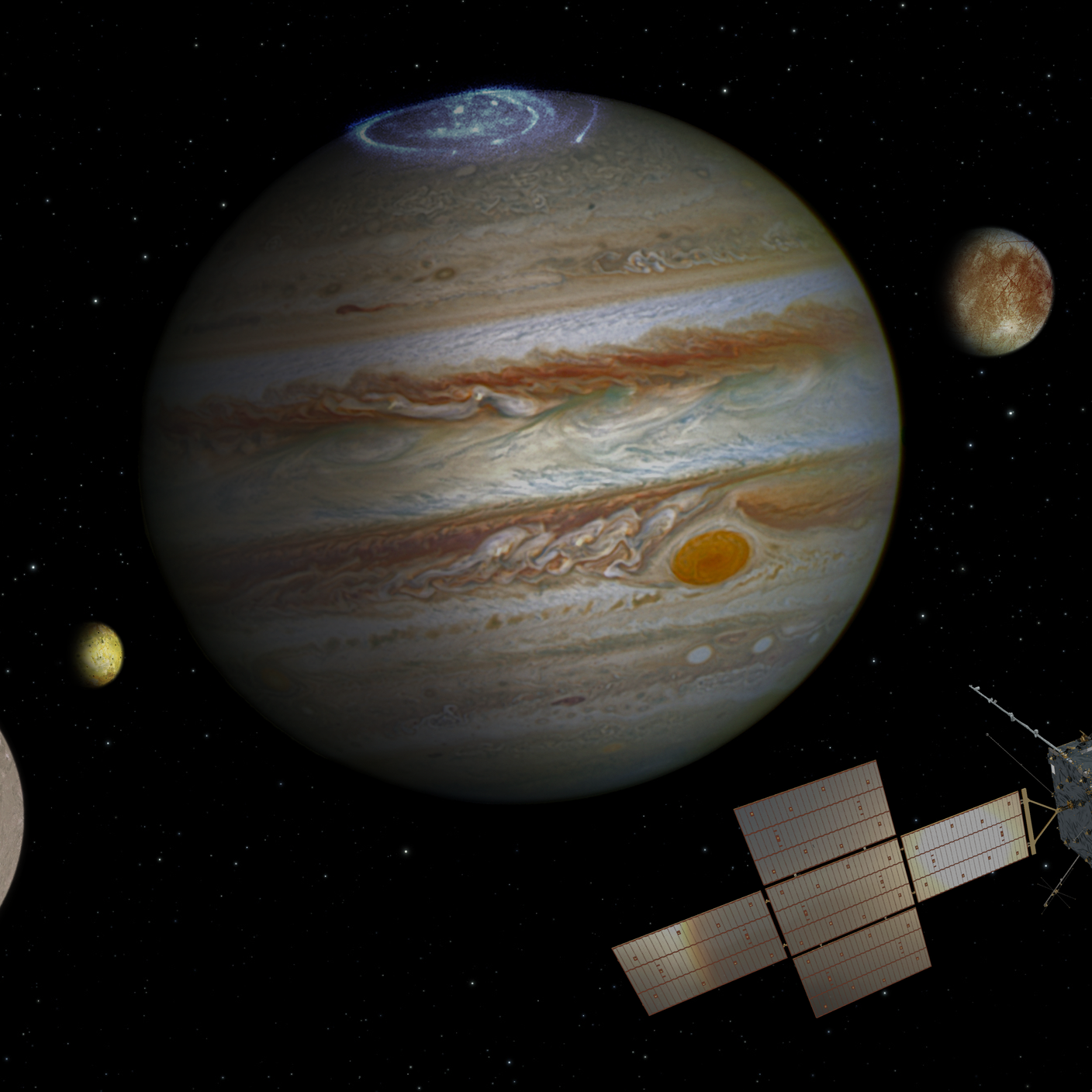 Exploring Jupiter, esplorando Giove, missione Jupiter Icy Moons Explorer