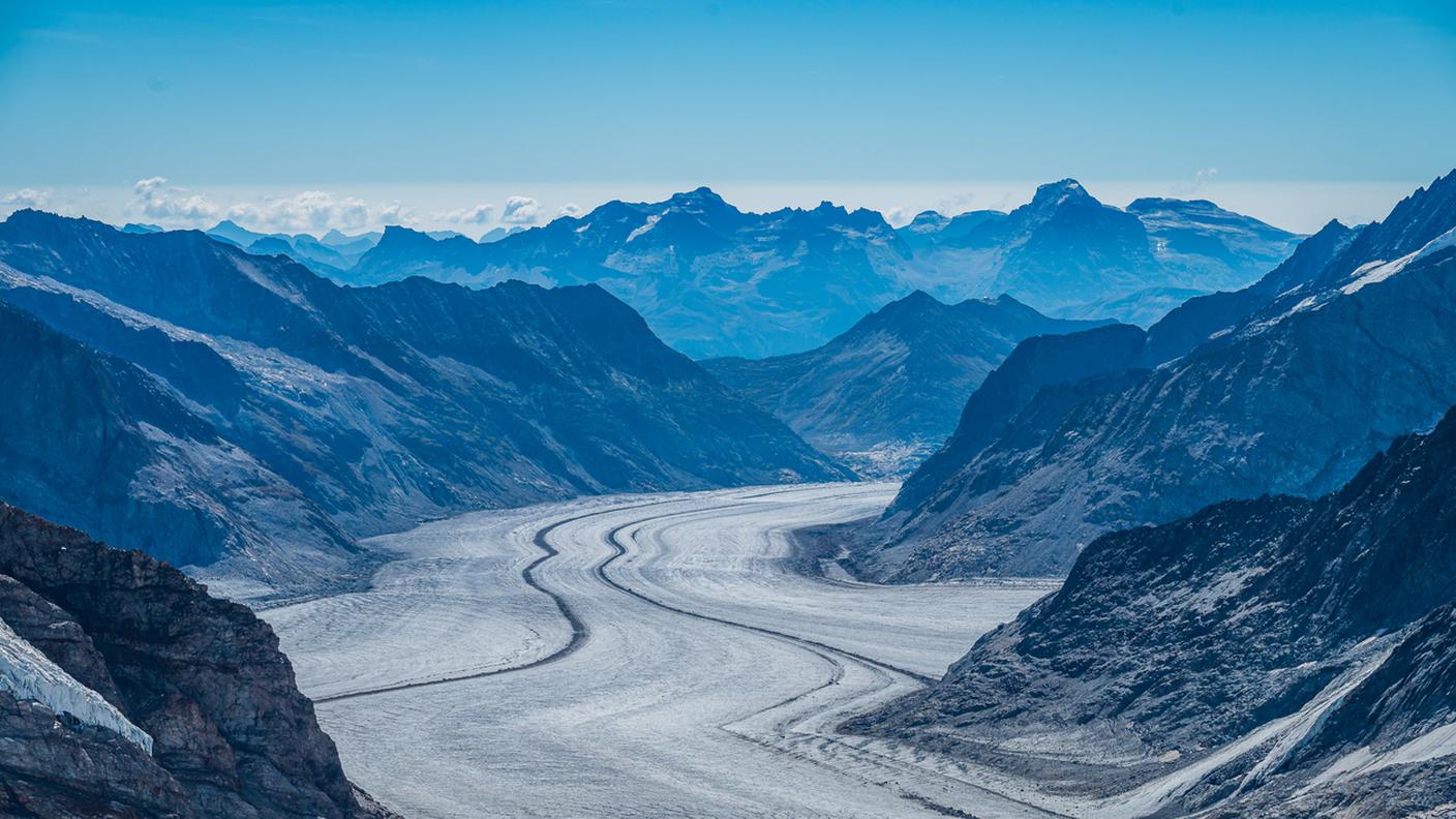 Ghiacciaio dell'Aletsch sul Jungfraujoch 