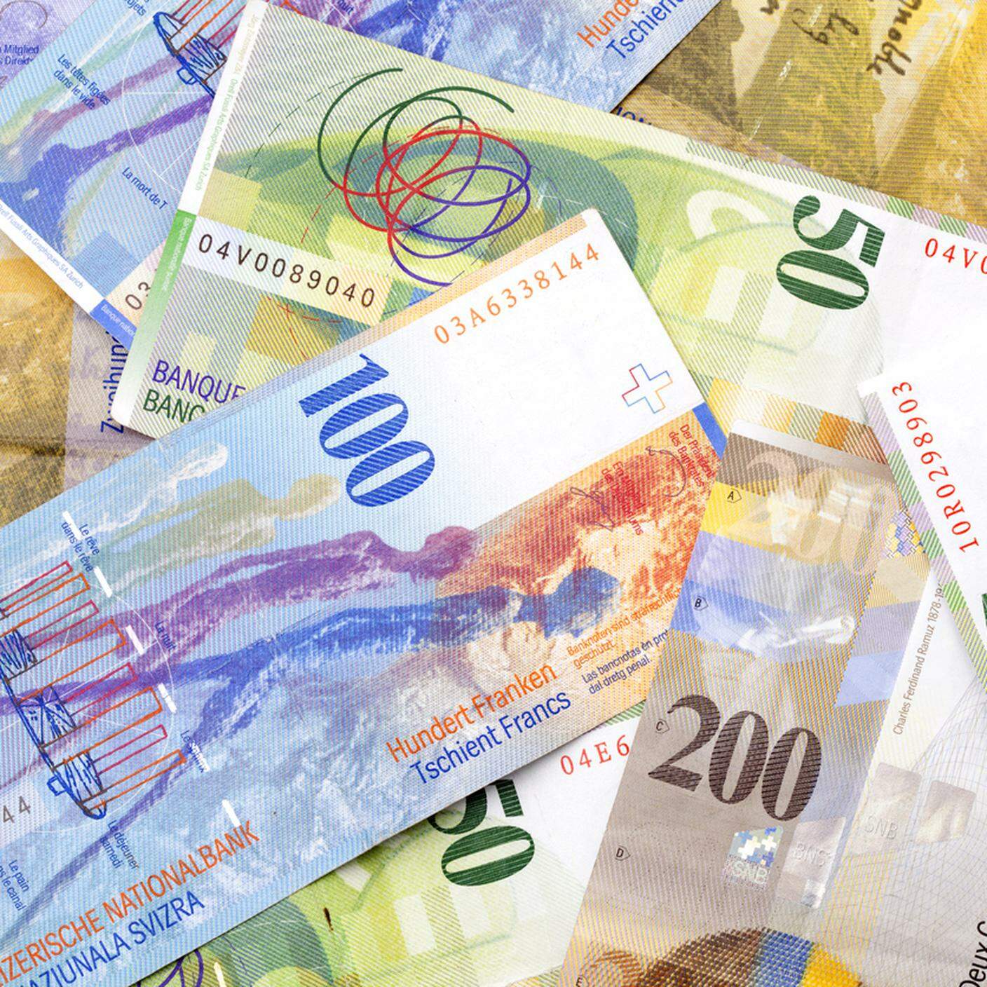 banconote svizzere, franchi svizzeri