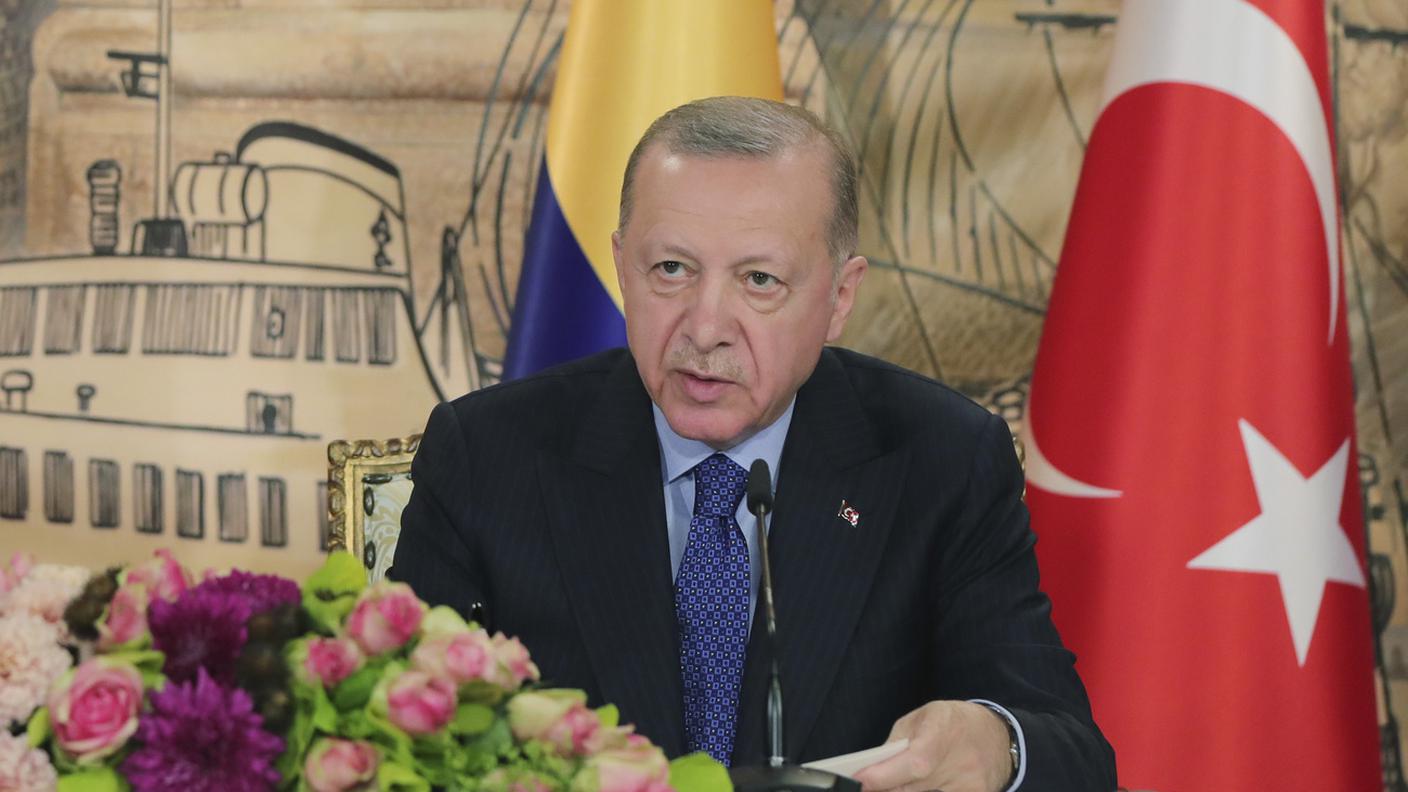 Il presidente turco Recep Tayyip Erdoğan