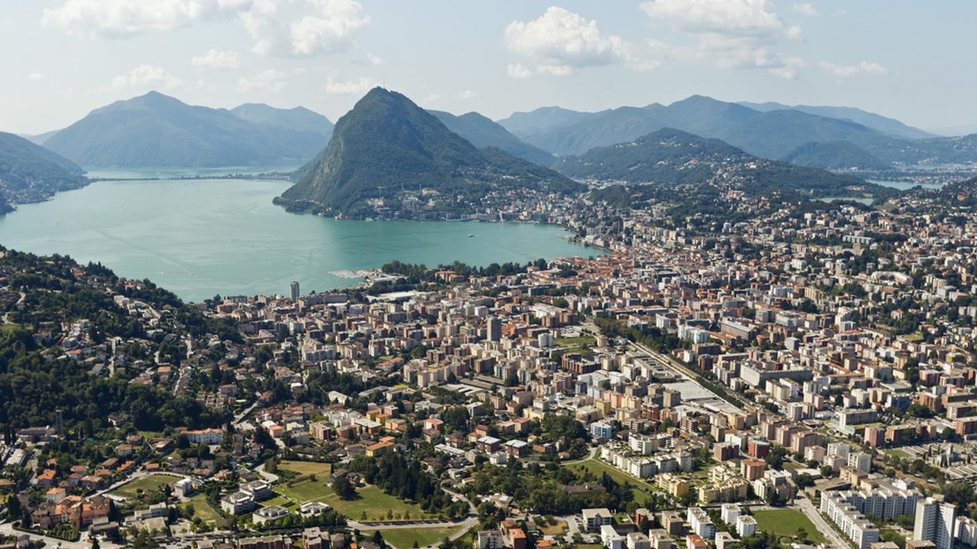 Città di Lugano, panorama