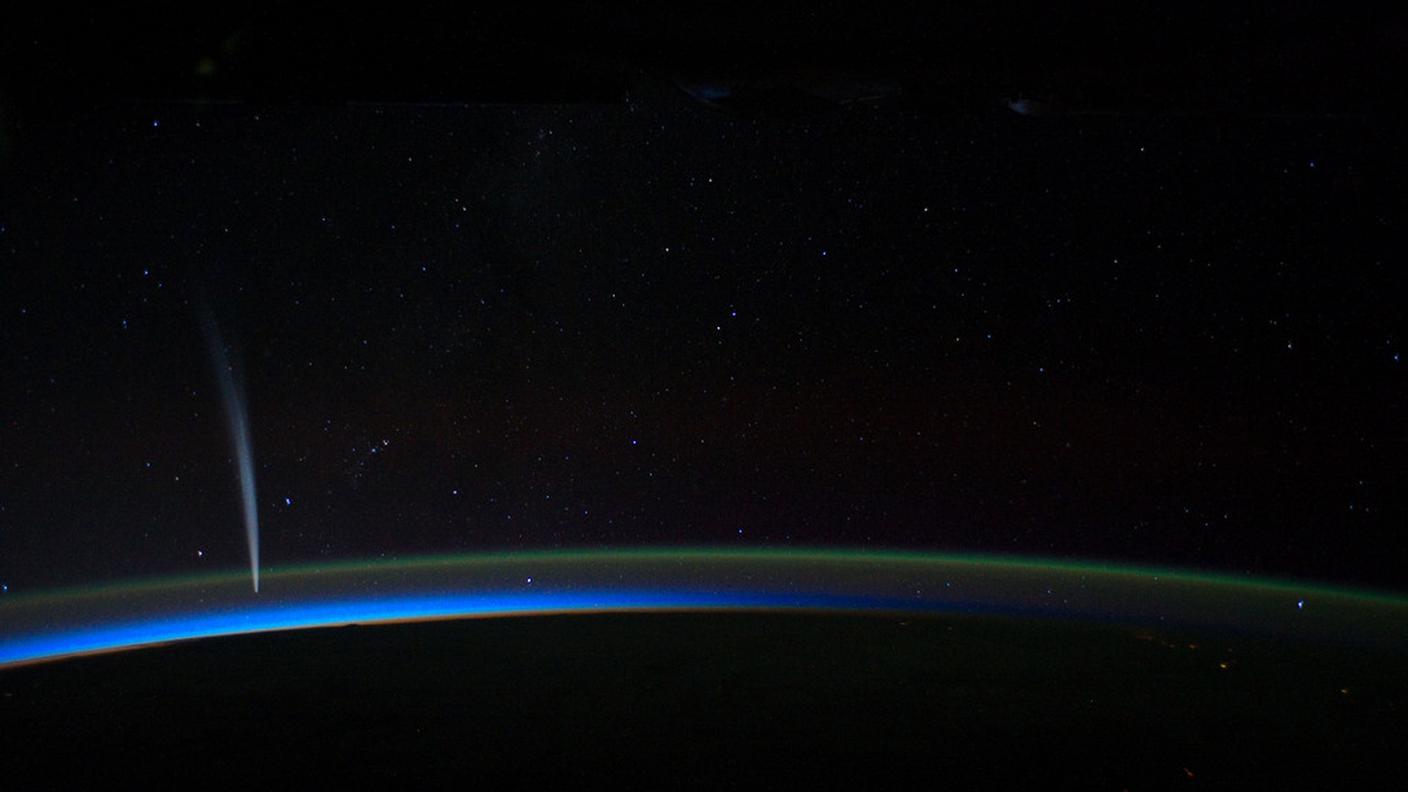 La cometa in un'immagine della NASA