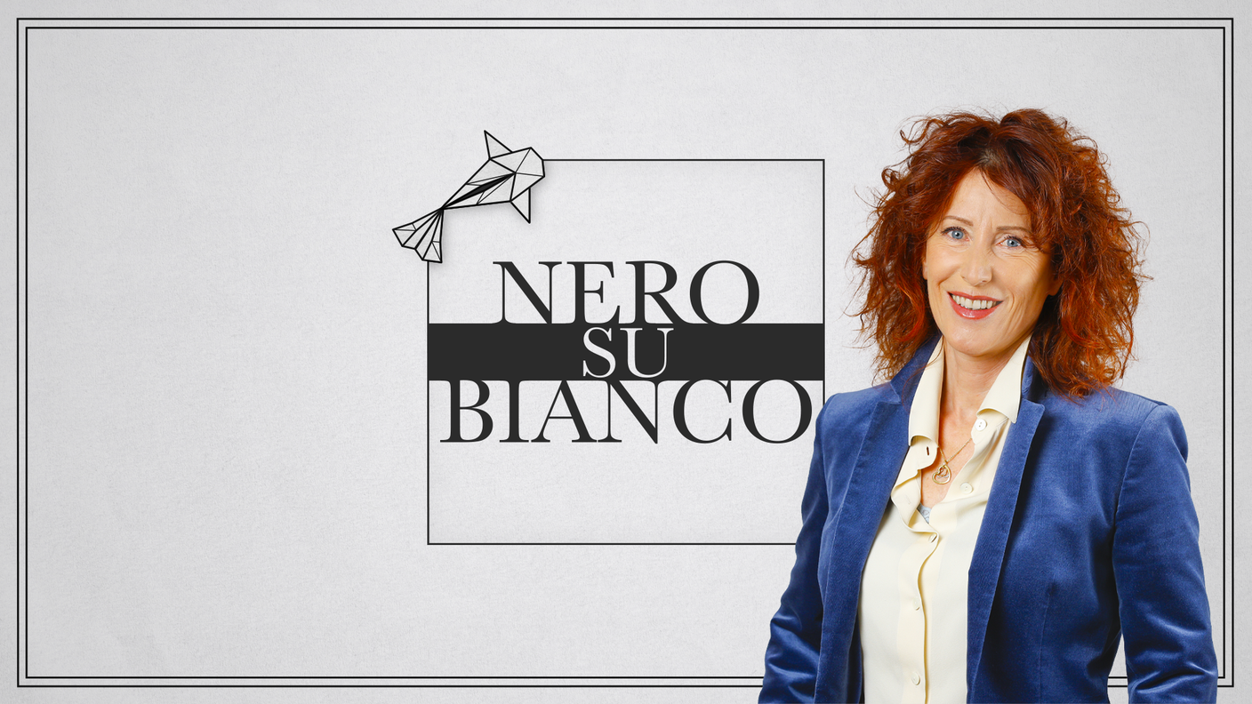 16X9 Nero su Bianco Rete Uno