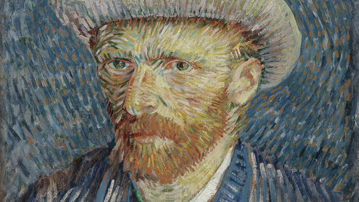 Vincent van Gogh, Autoritratto con cappello di feltro grigio, 1887