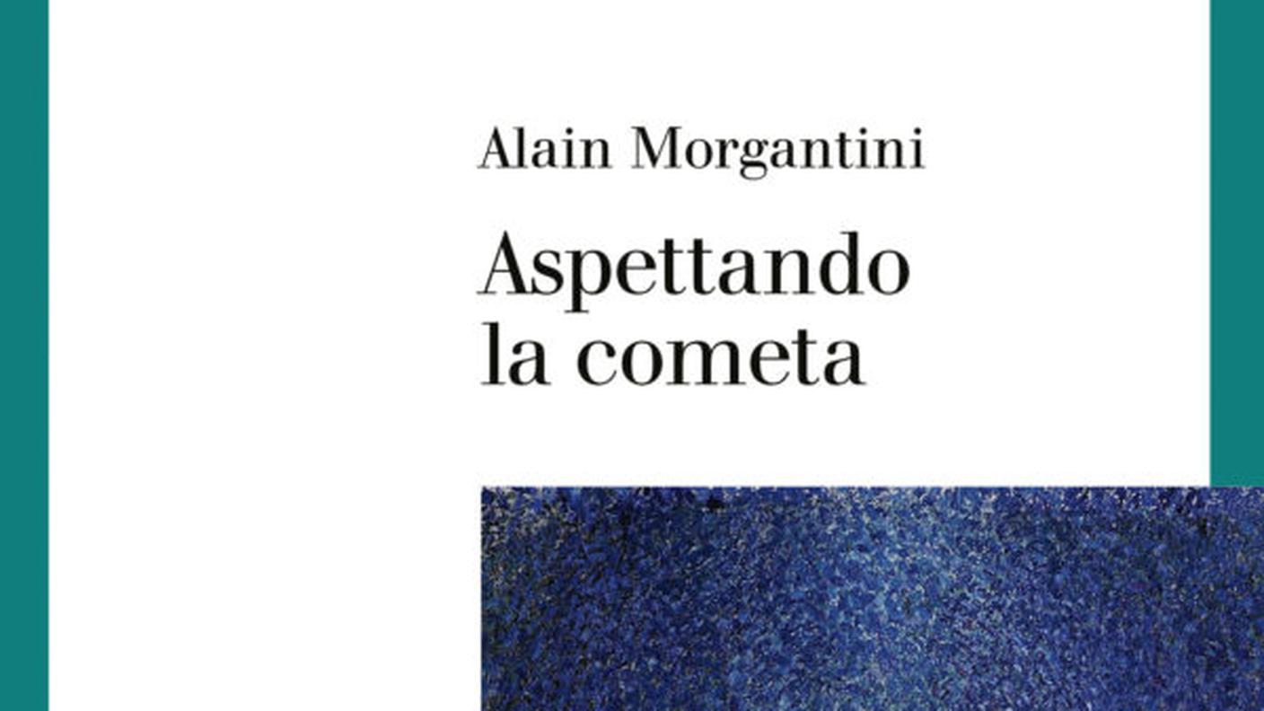 "Aspettando la cometa" di Alain Morgantini, Salvioni Edizioni (dettaglio di copertina)