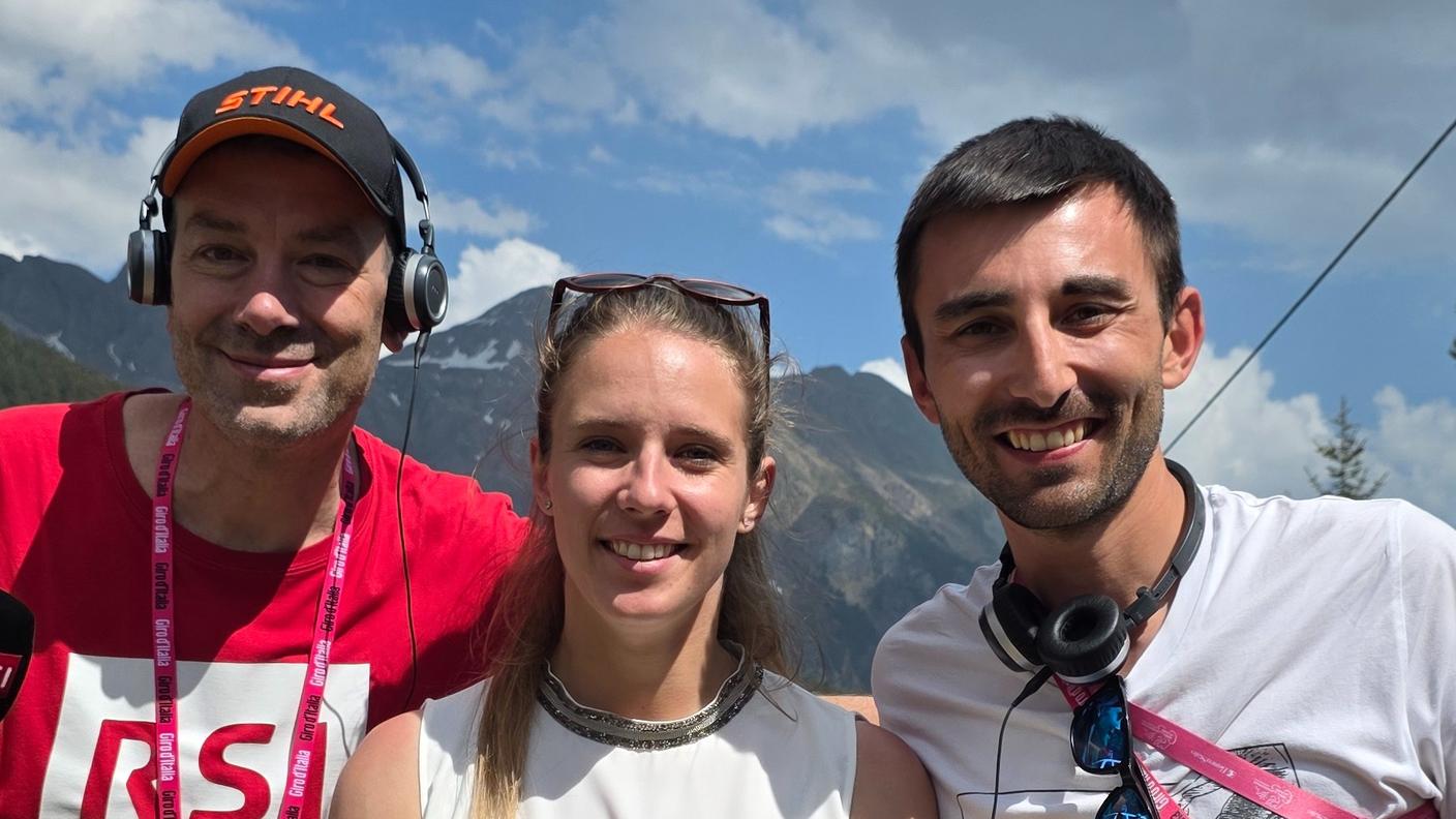 Paolo Guglielmoni, Camille Rast, sciatrice Svizzera e Axel Belloni