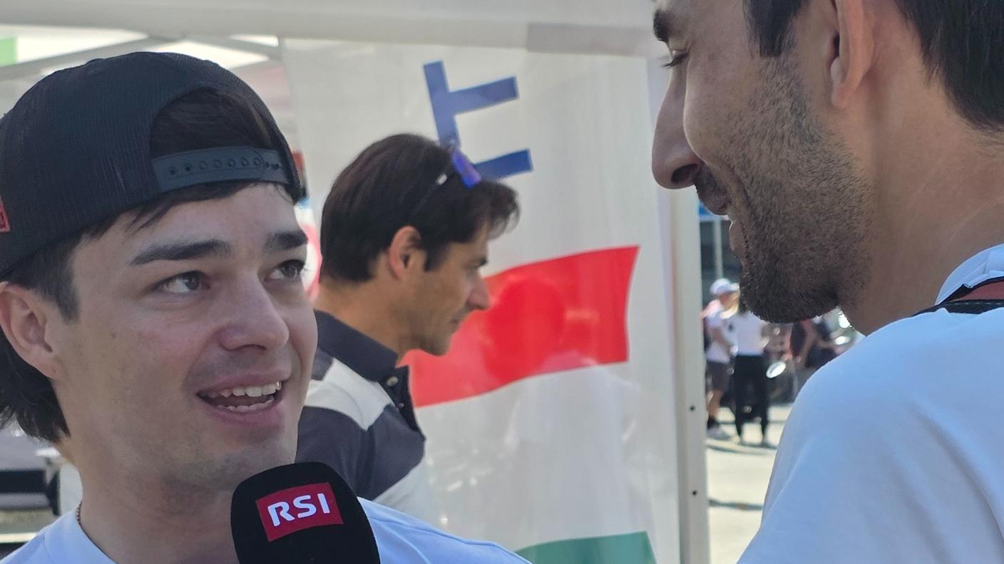 Marco Colandrea, motociclista e Axel Belloni