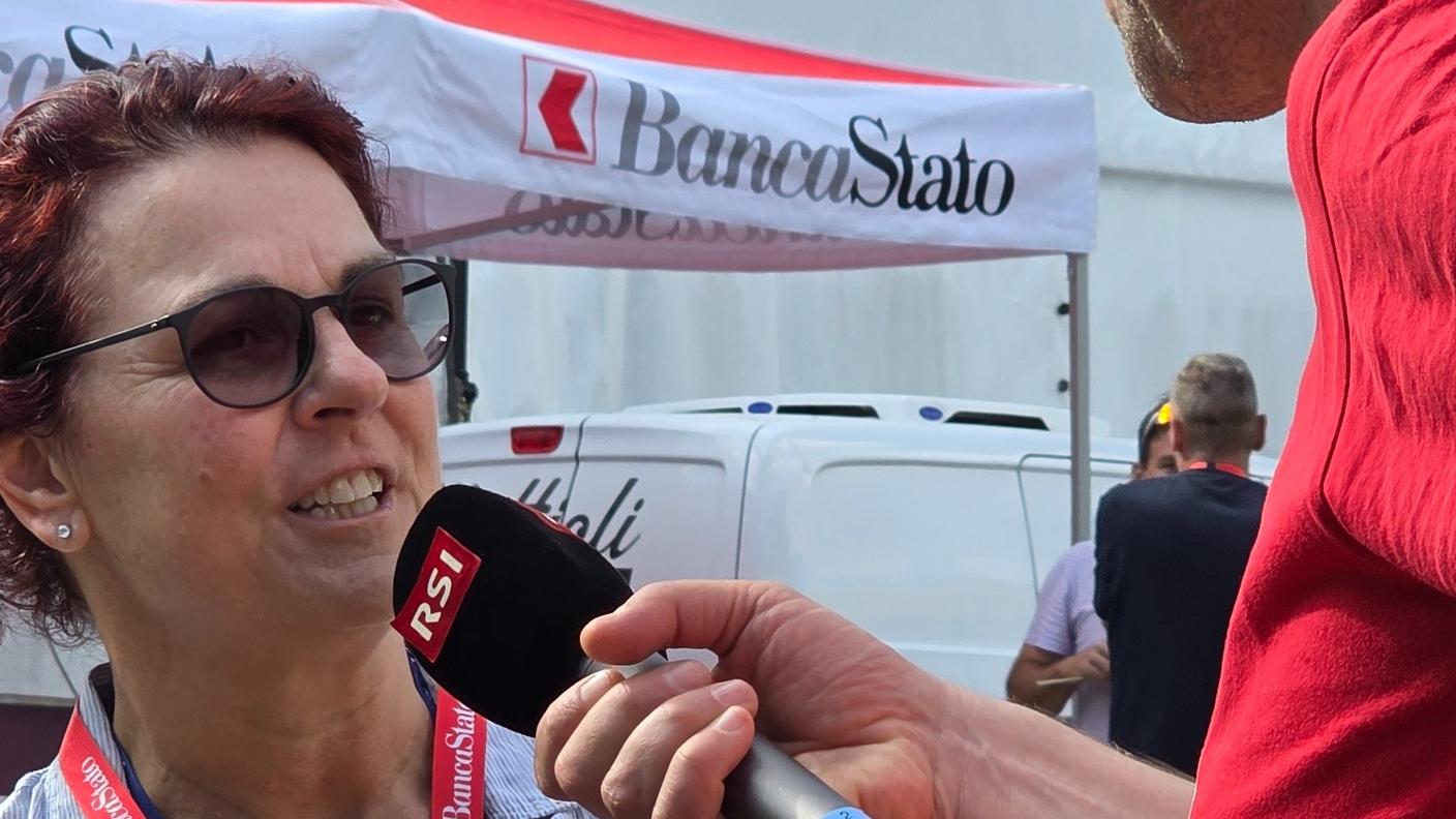 Michela Figini, ex sciatrice con Paolo Guglielmoni