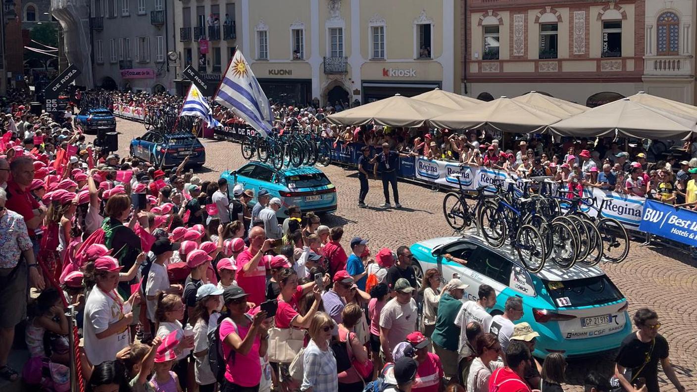 Il Giro d'Italia 2026 da Bellinzona