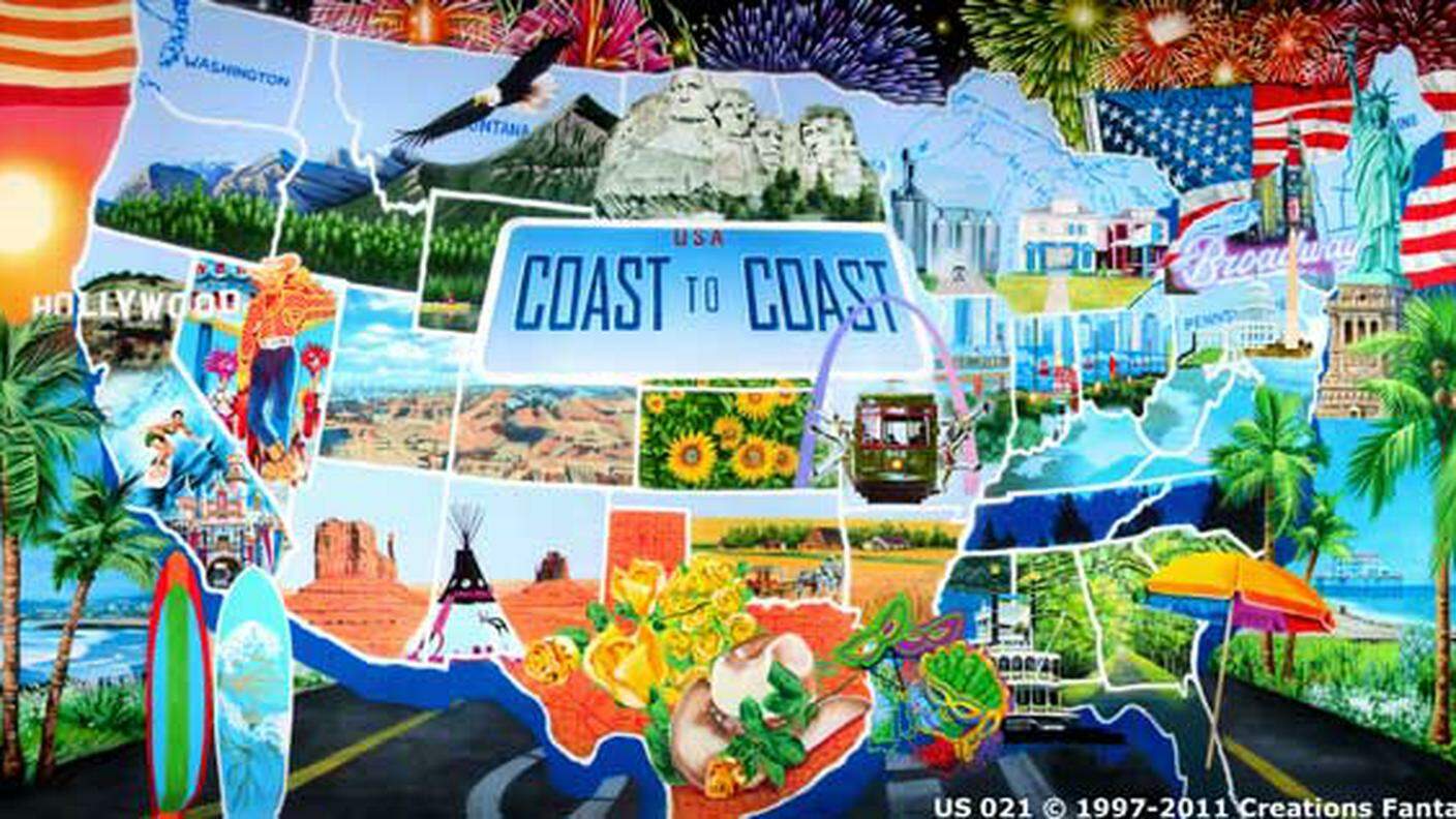 USA coast-to-coast