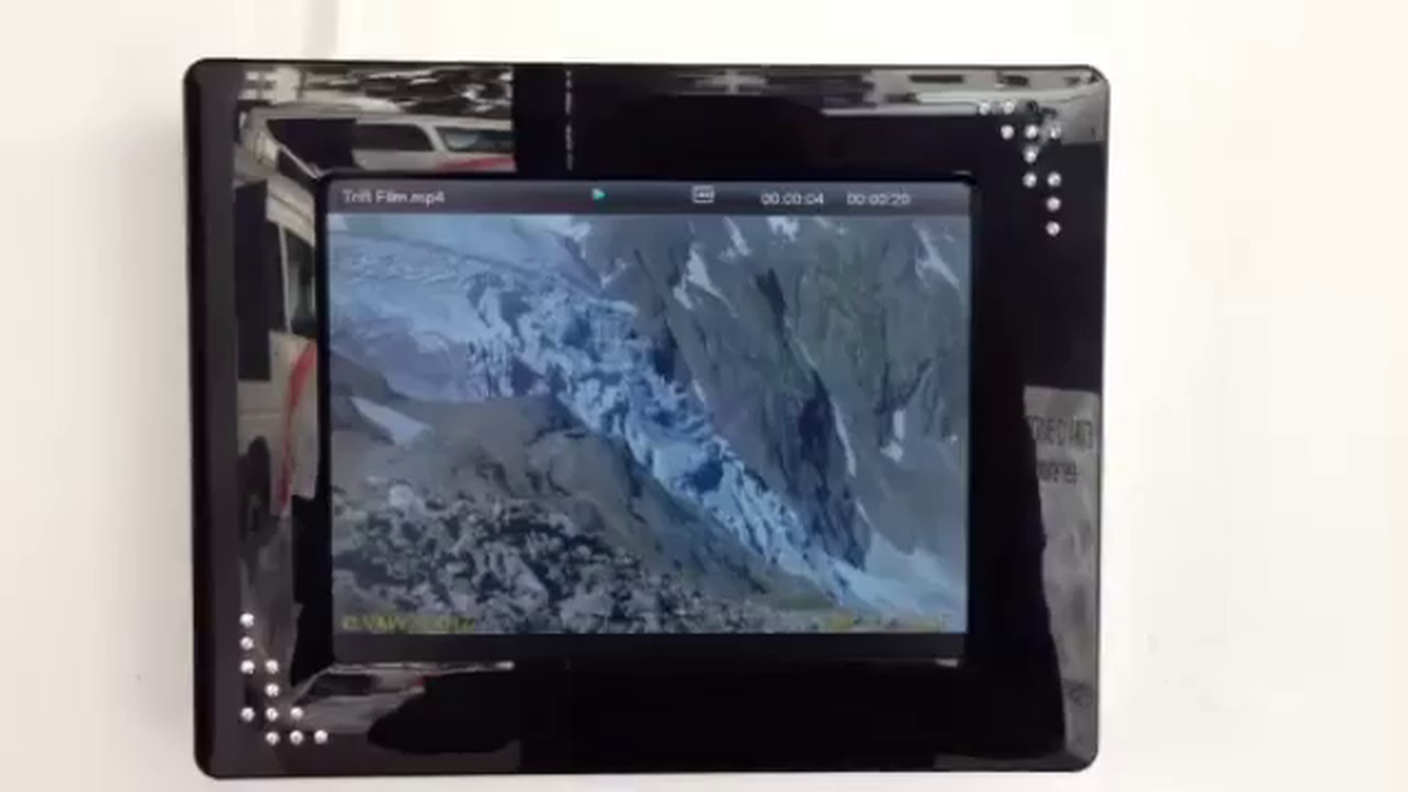 Time-lapse del movimento di un ghiacciaio