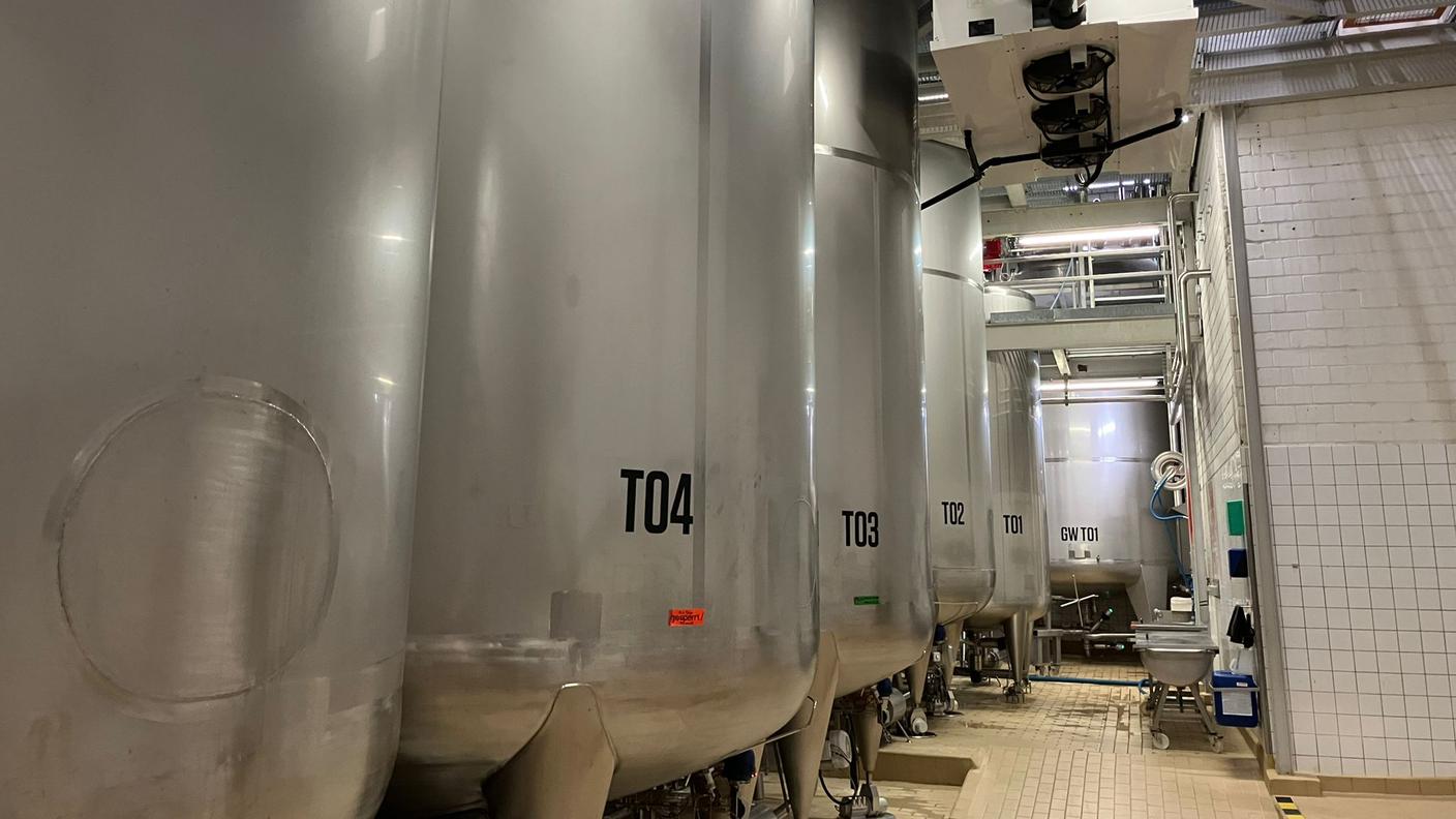 Silos produzione Rivella Group a Rothrist
