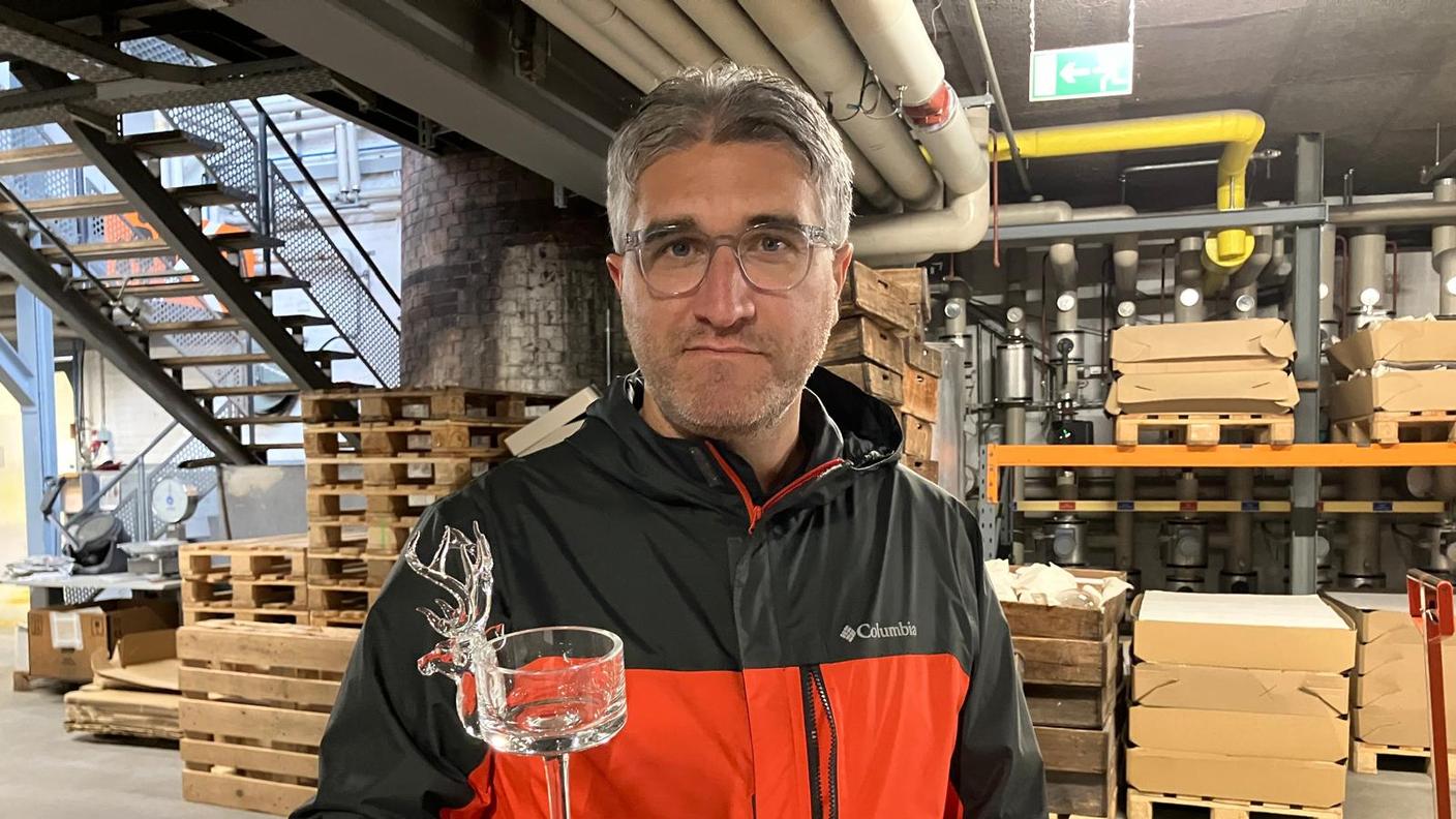 Marco Paglialunga, Responsabile controllo qualità alla Glasi di Hergiswil