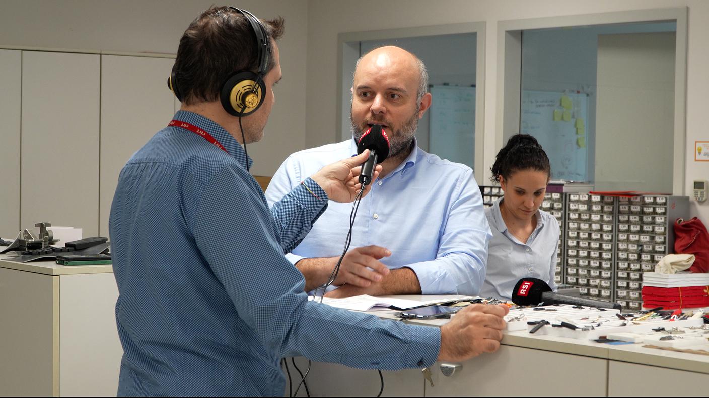 Davide Gagliardi con Massimo Fumagalli, Riri - R&D Manager - zip division R&D sta per Research and Development