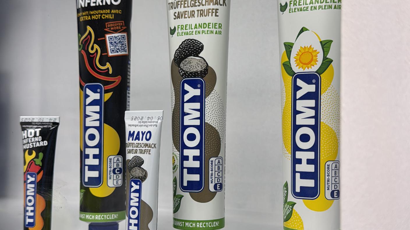 Alcune varietà di mayonnaise Thomy