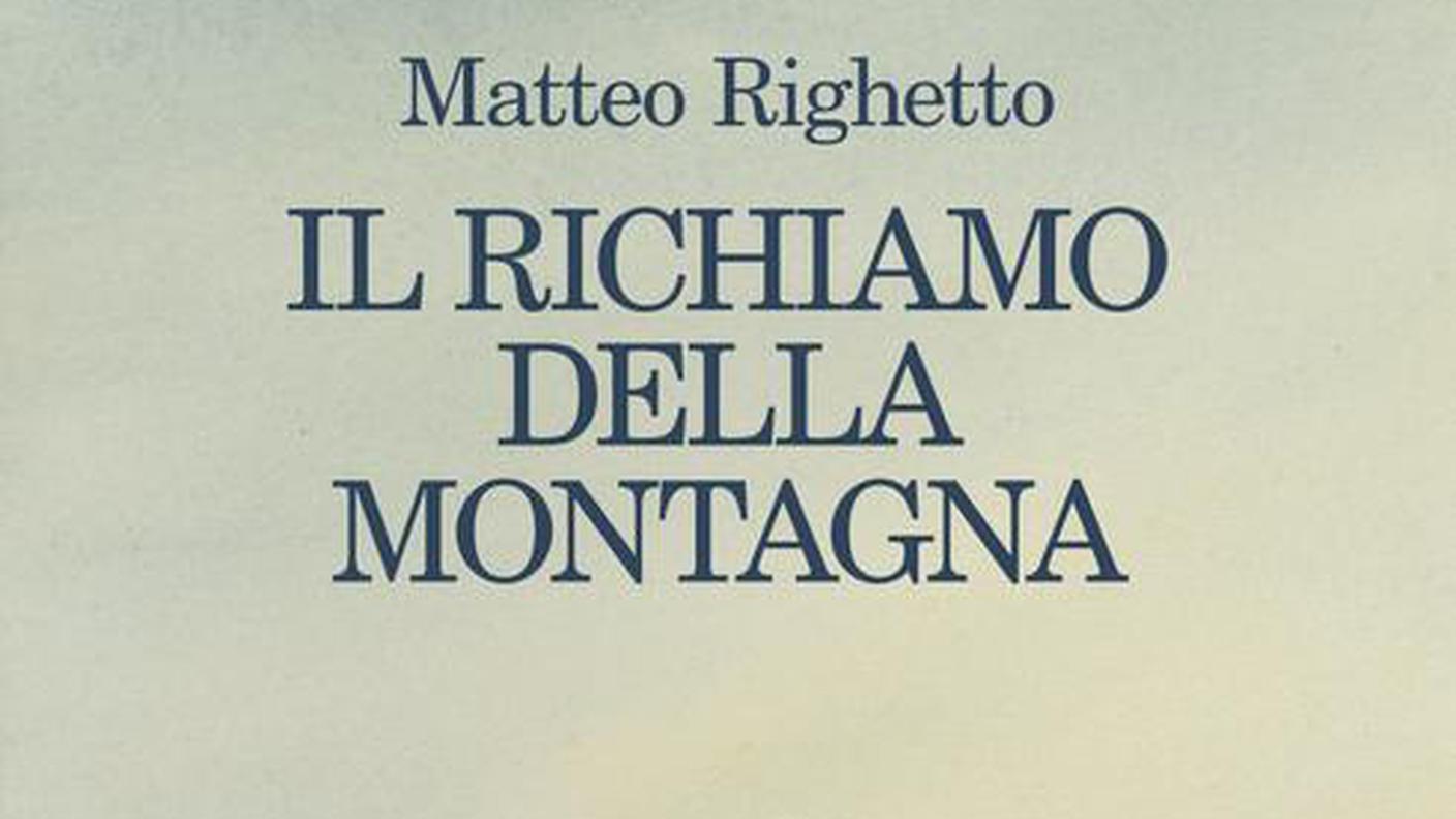 "Il richiamo della montagna" di Matteo Righetto, Feltrinelli, (dettaglio di copertina)