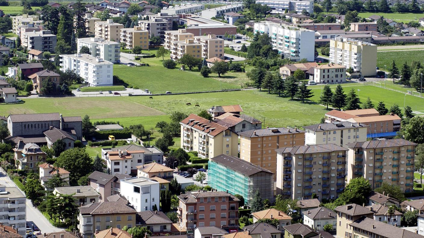  Bellinzona, veduta, panoramica sul quartiere Stalingrado