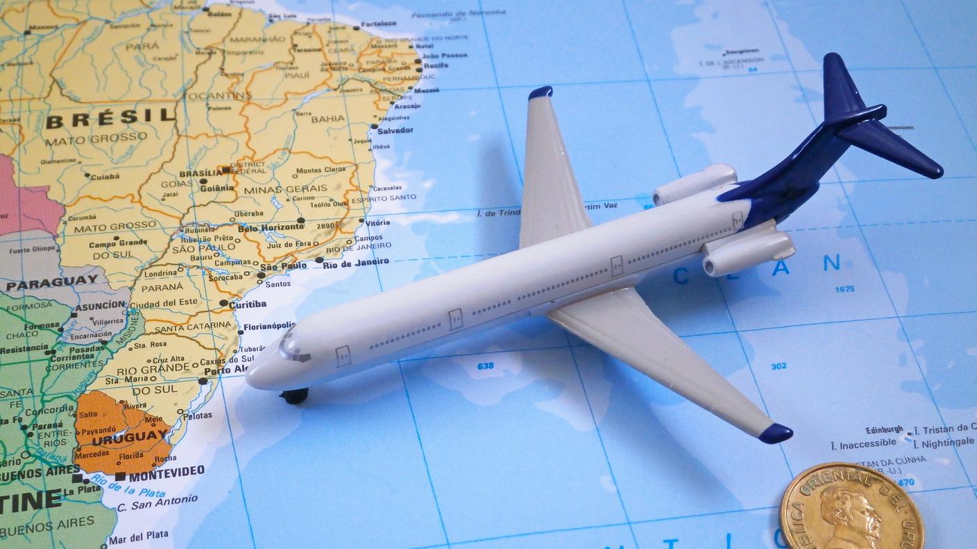 Uruguay Sud America e aereo