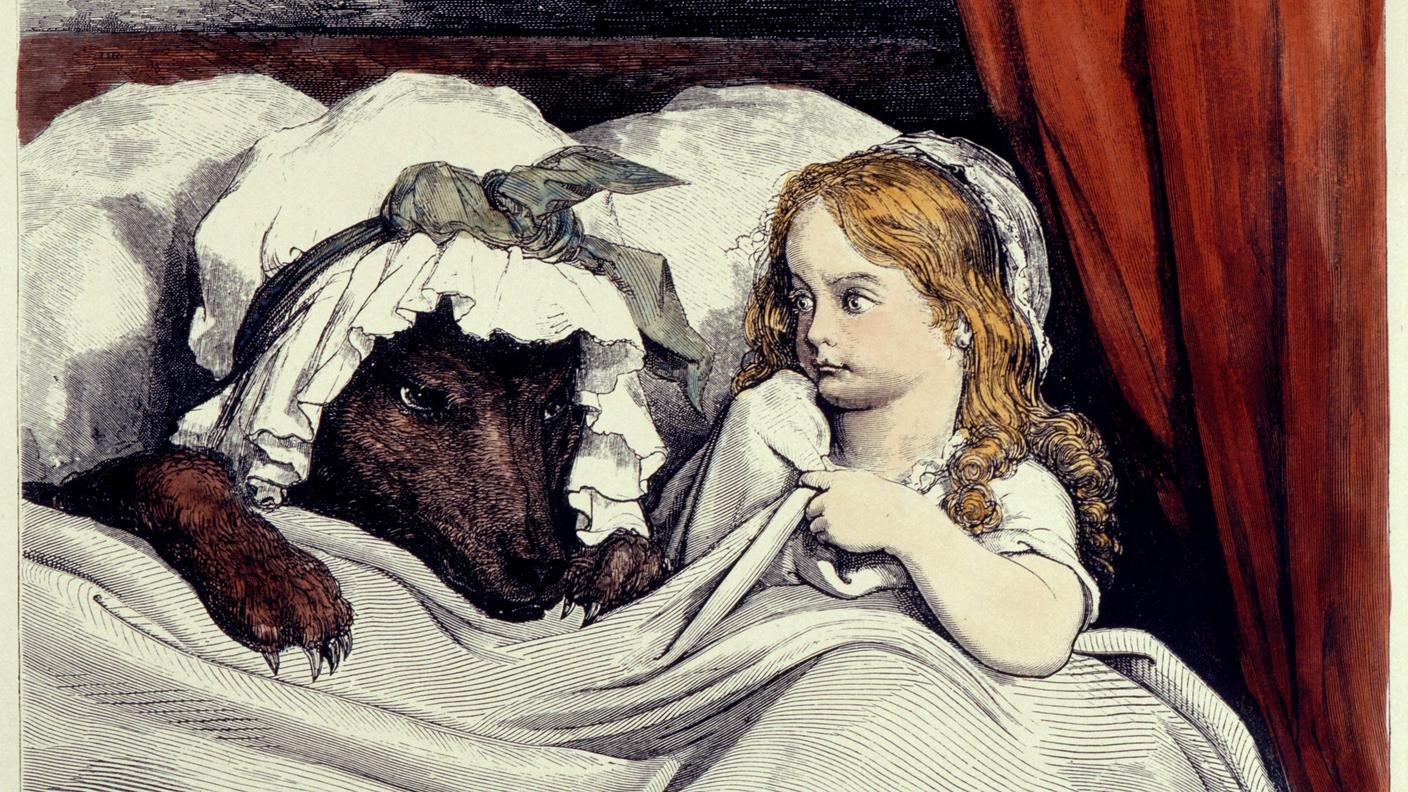 Cappuccetto Rosso, incisione di Gustave Doré