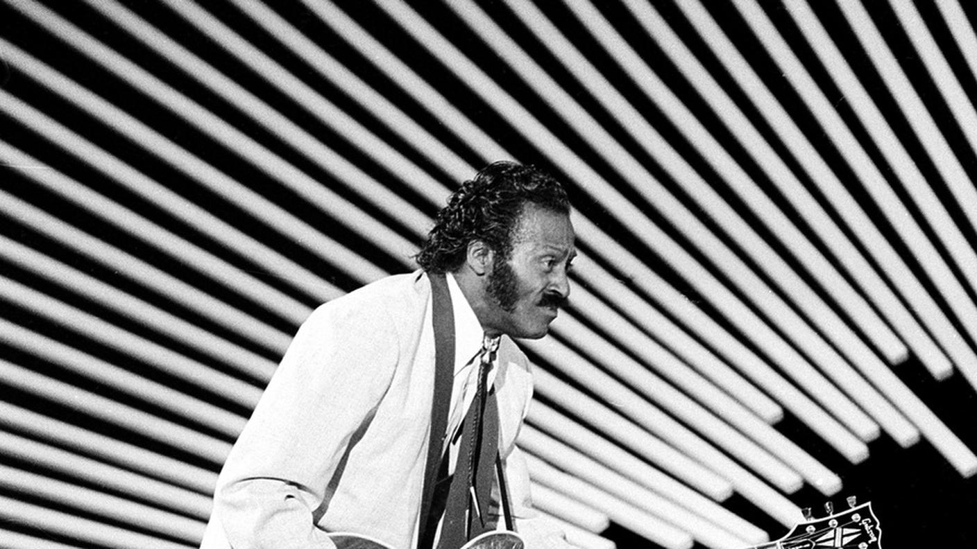 La leggendaria duck walk di Chuck Berry, 1980