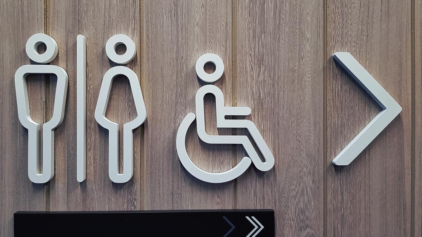 cartello toilette, bagno