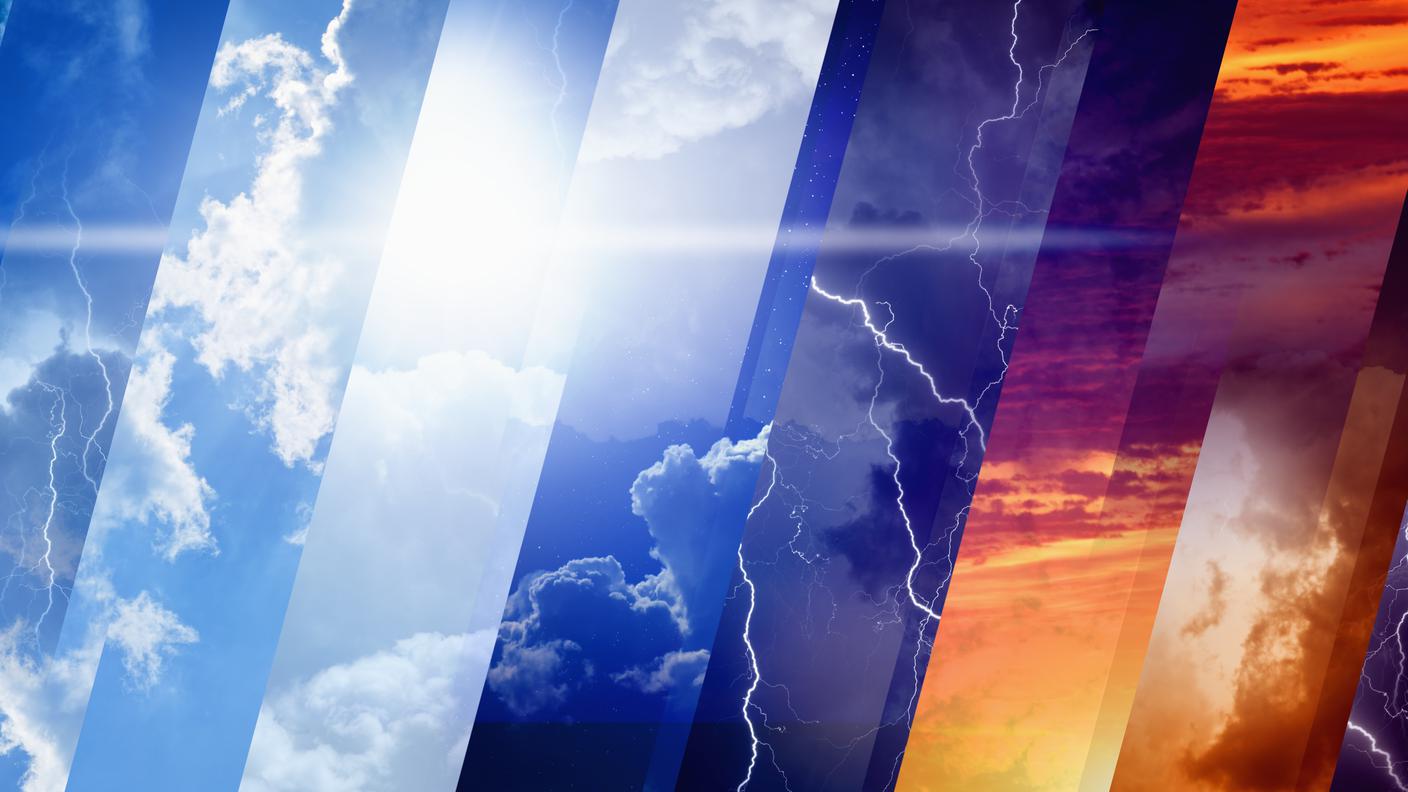 iStock-Tempo atmosferico, Lampo, Pioggia, Sole, Tempesta