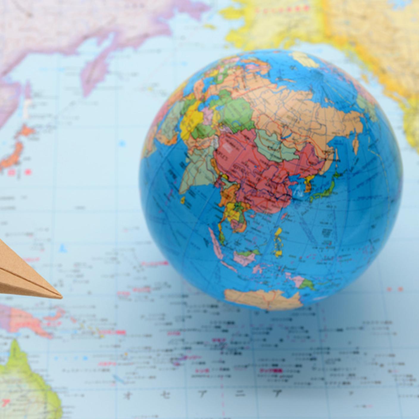 Mappamondo, geografia