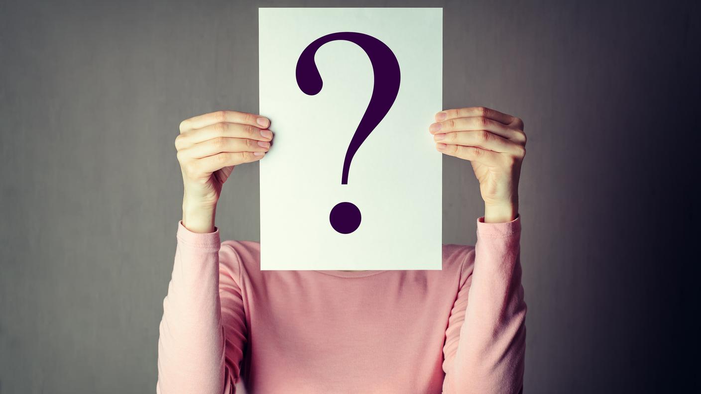 iStock-identità, punto interrogativo