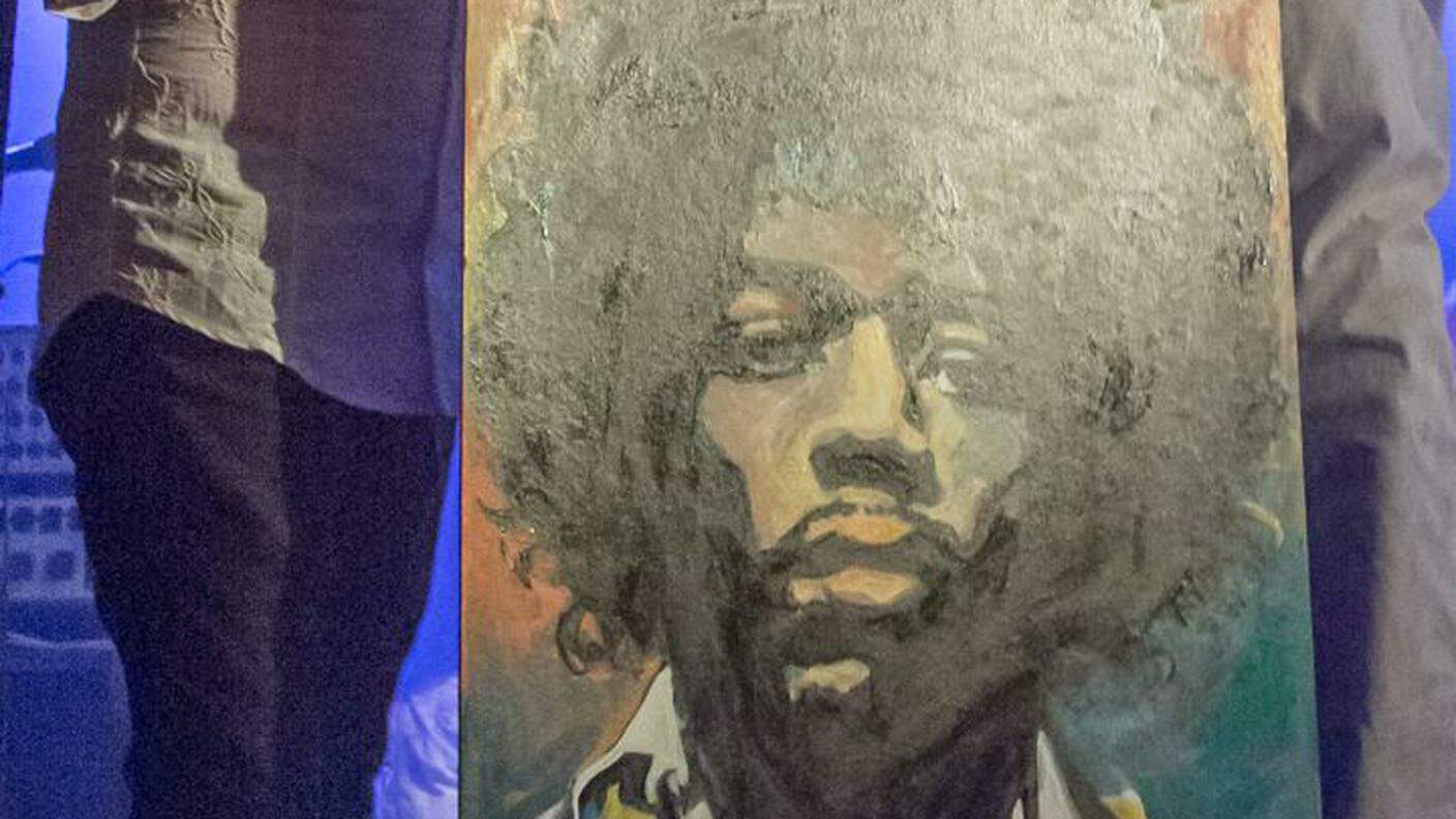 Portrait di Hendrix by Carlo Montana