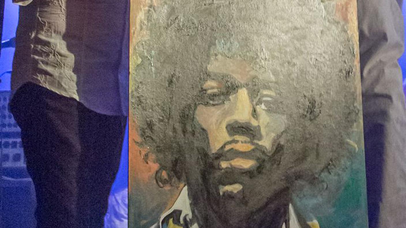 Portrait di Hendrix by Carlo Montana