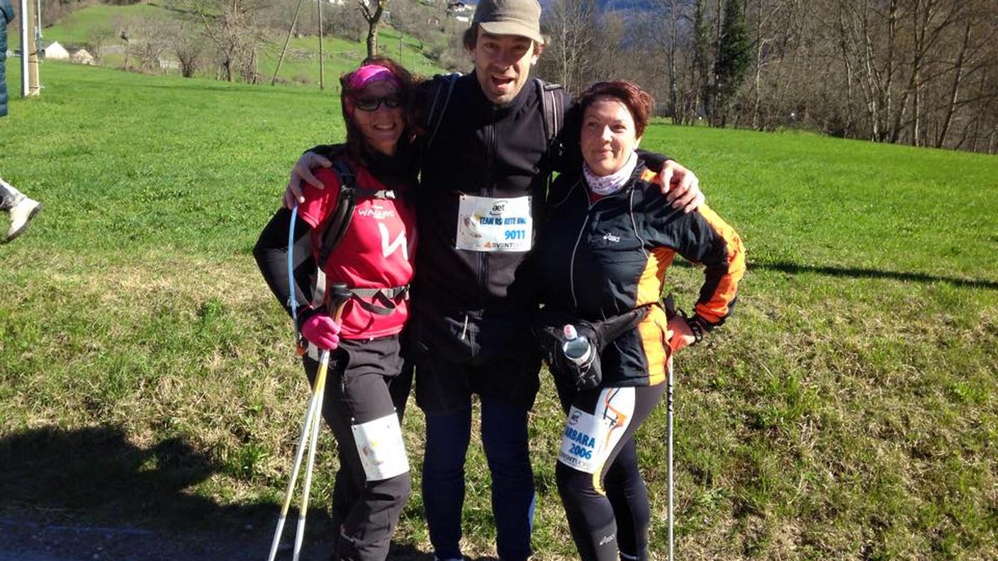 Team Rete Uno giunto al traguardo