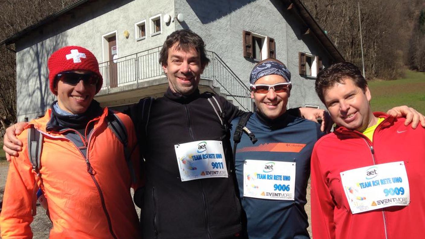 Team Rete Uno sulle pendici del Nara