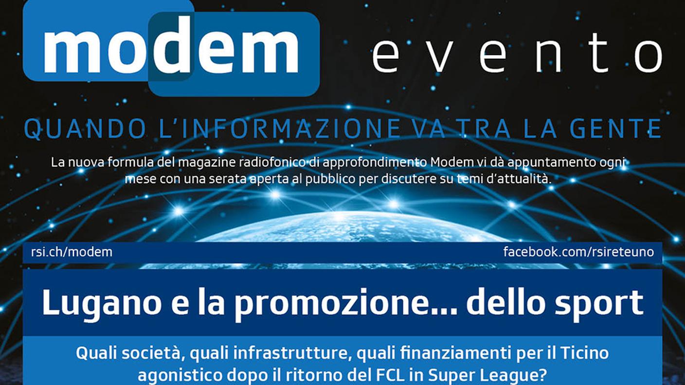 Modem evento 3 giugno 2015 Lugano e la promozione... dello sport