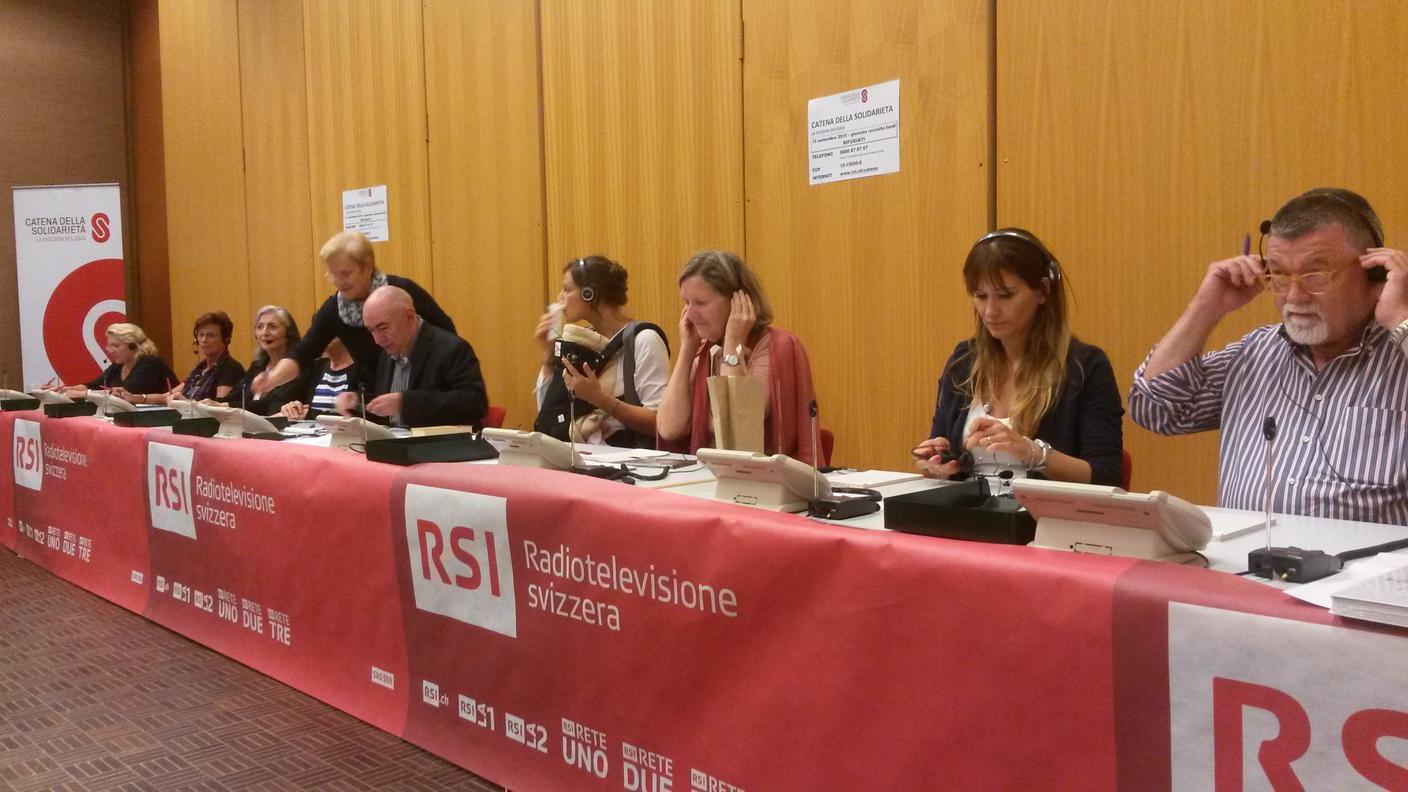I giornalisti di Rete Uno ai telefoni
