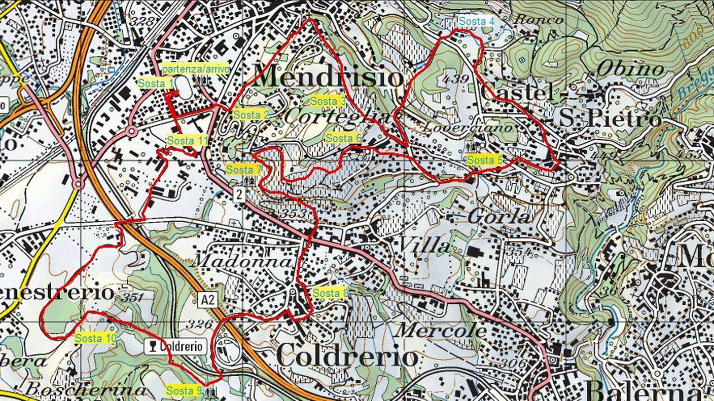 mangialonga percorso 2016