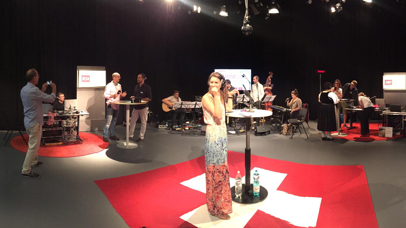 Lo studio di Suisse Quiz