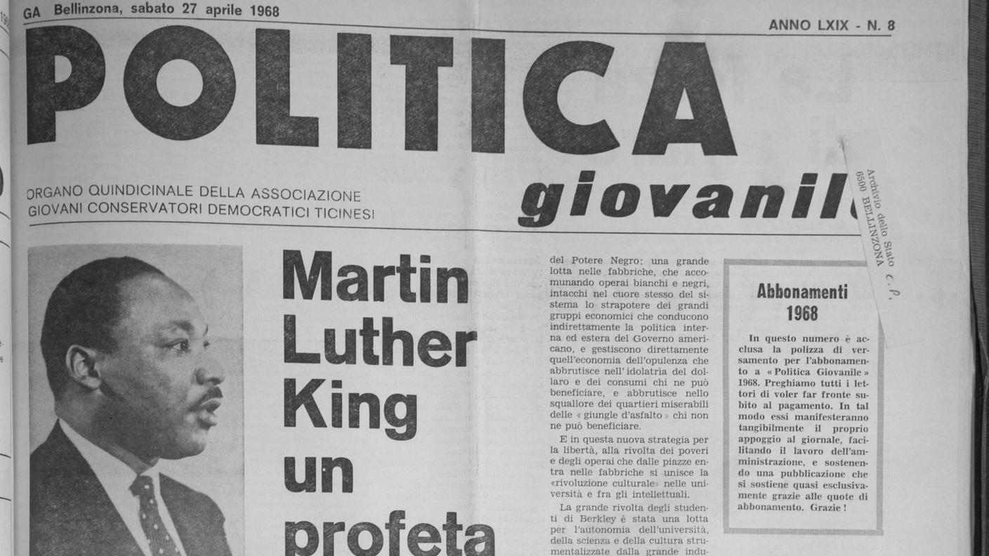 Politica giovanile: Martin Luther King un profeta