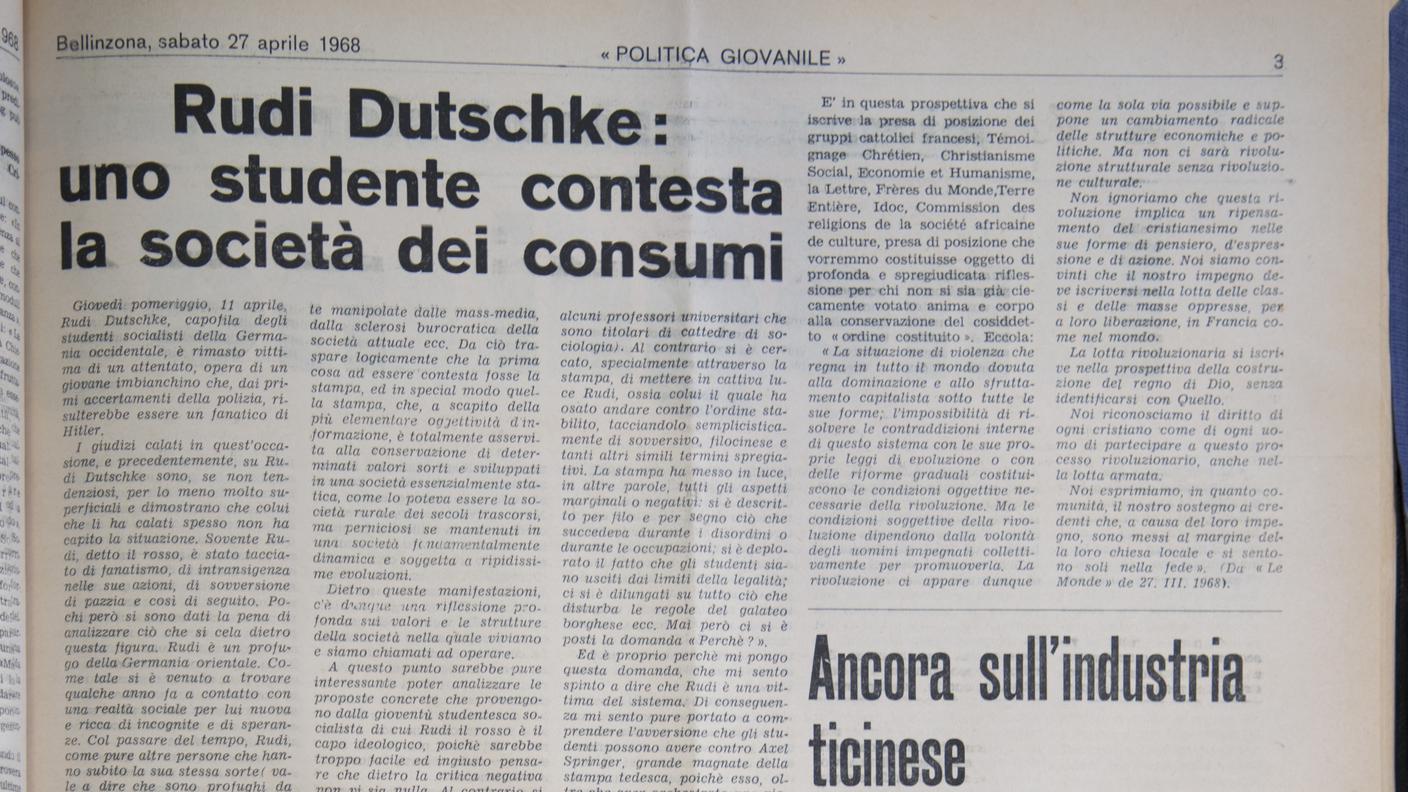 Politica giovanile: Rudi Dutschke - uno studente contesta la società dei consumi