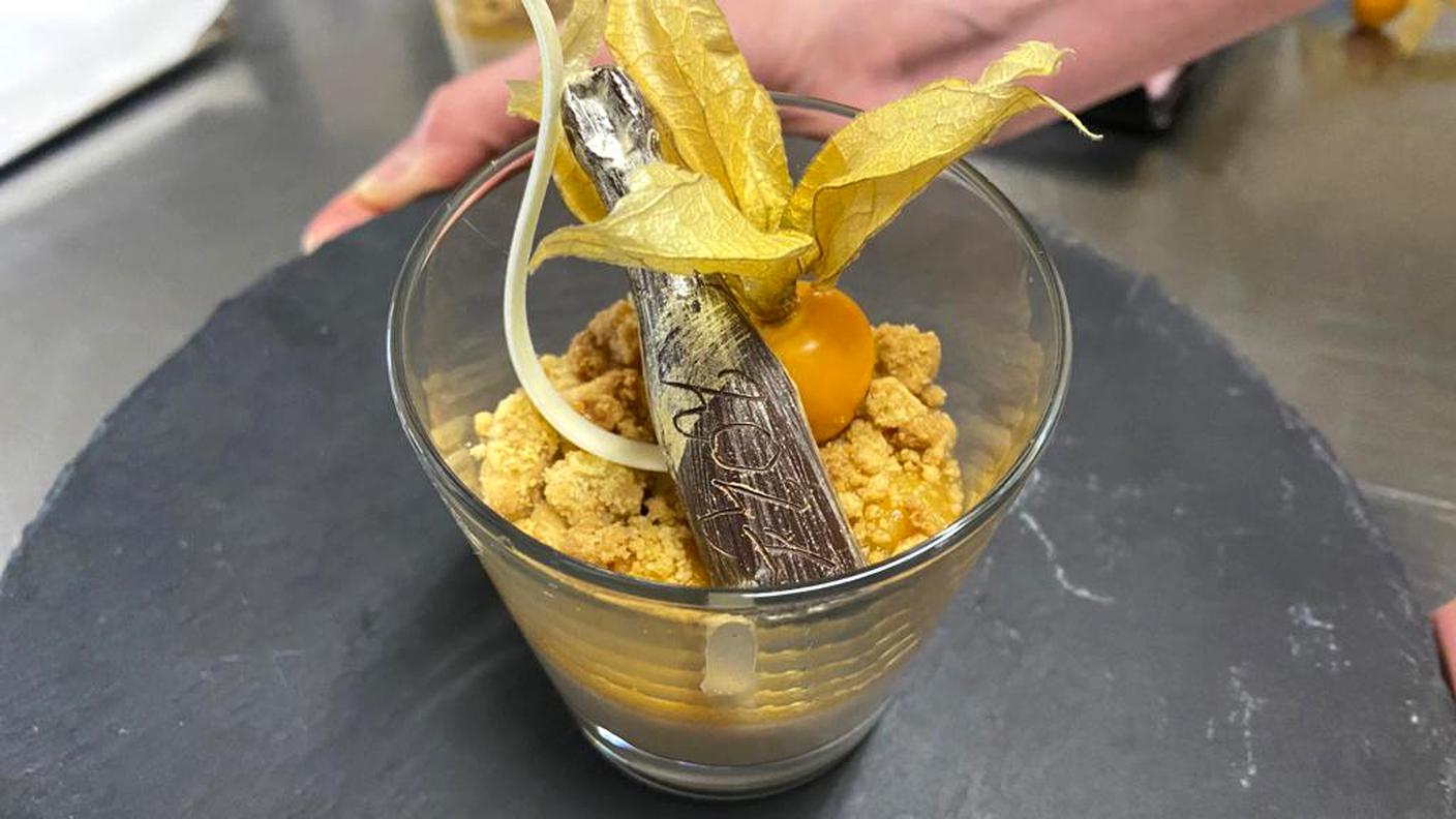 Panna cotta di Marzio Monaco della Pasticceria Monaco di Losone