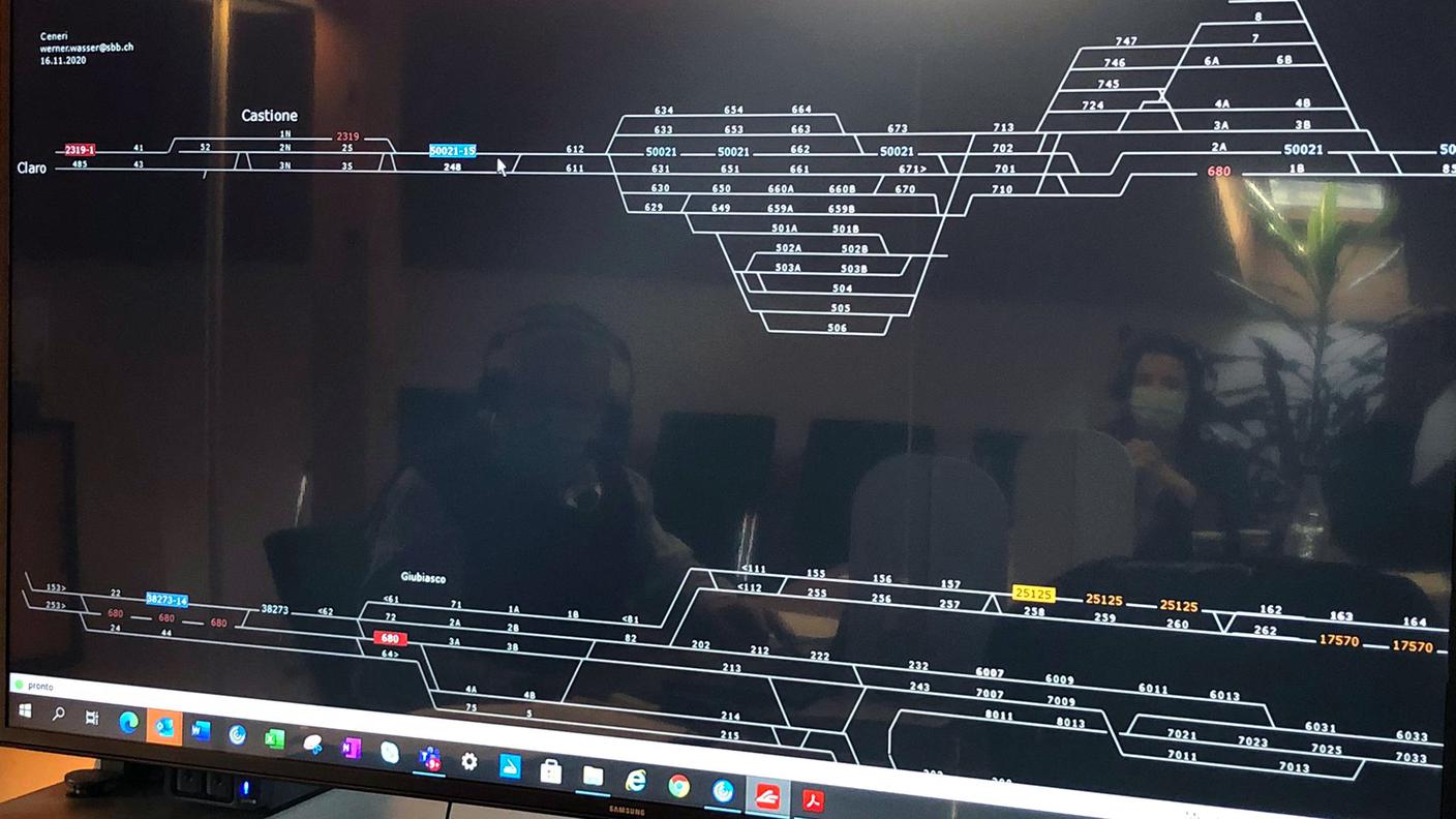 Sede TILO di Bellinzona, orari treni