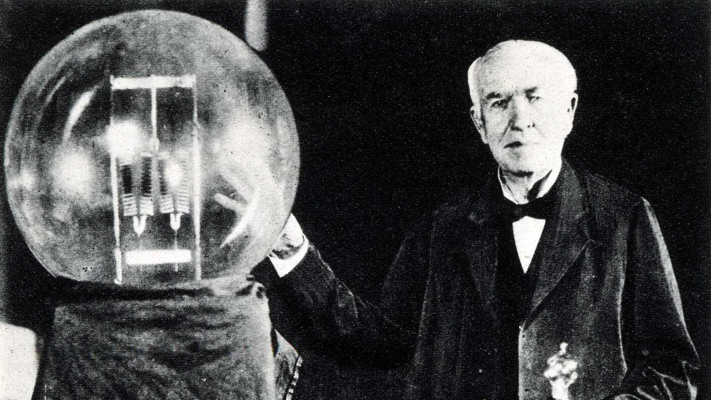 Thomas Edison 1847 – 1931, l'inventore della lampadina