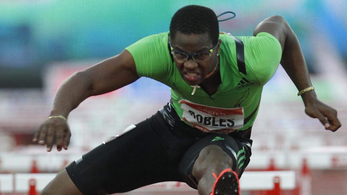 L'atleta in azione