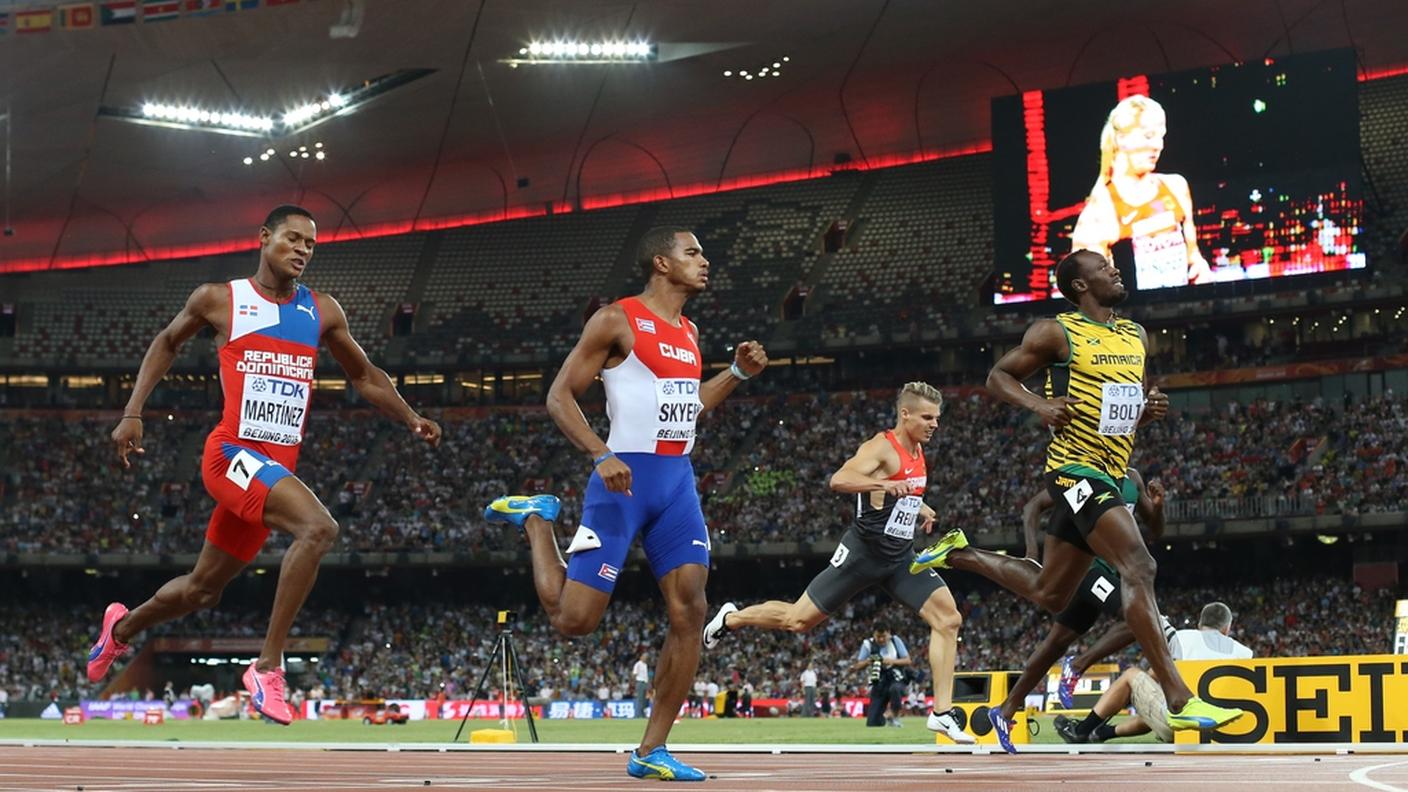Usain Bolt in gita a Pechino