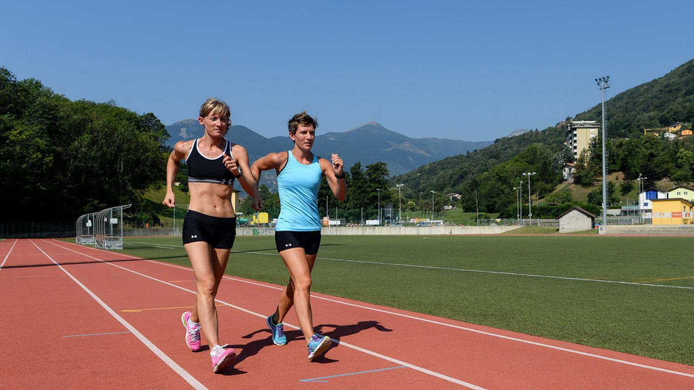 Le ticinesi in allenamento