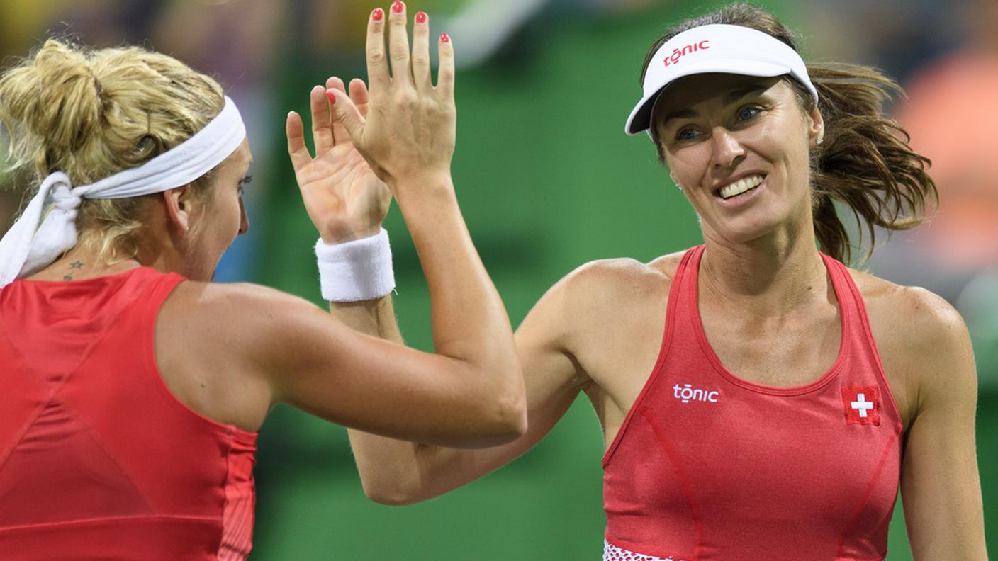 Timea Bacsinszky e Martina Hingis