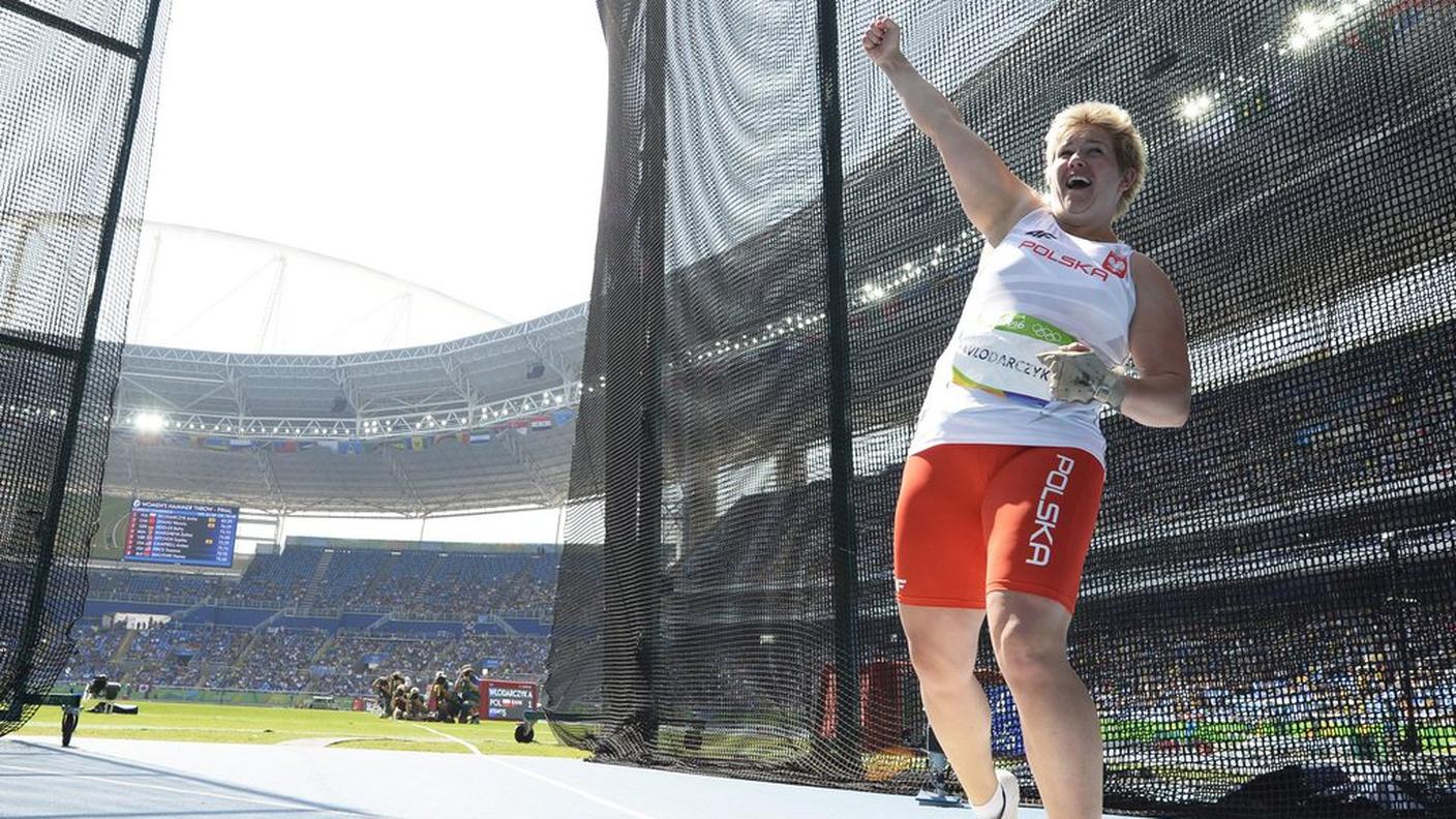 Sulla pedana olimpica