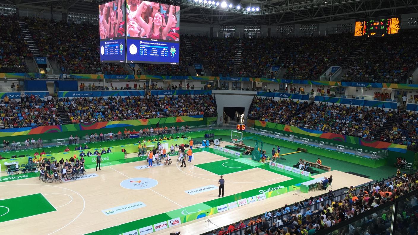 Basket in carrozzina