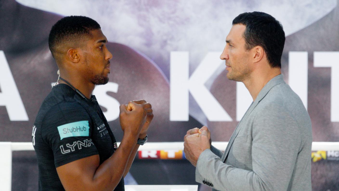 Anthony Joshua e Wladimir Klitschko
