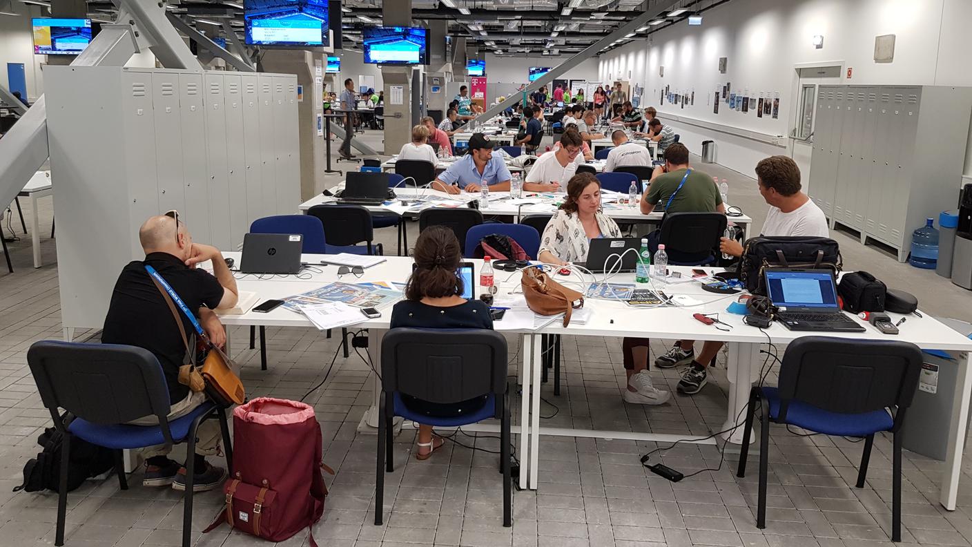 Sala stampa Budapest
